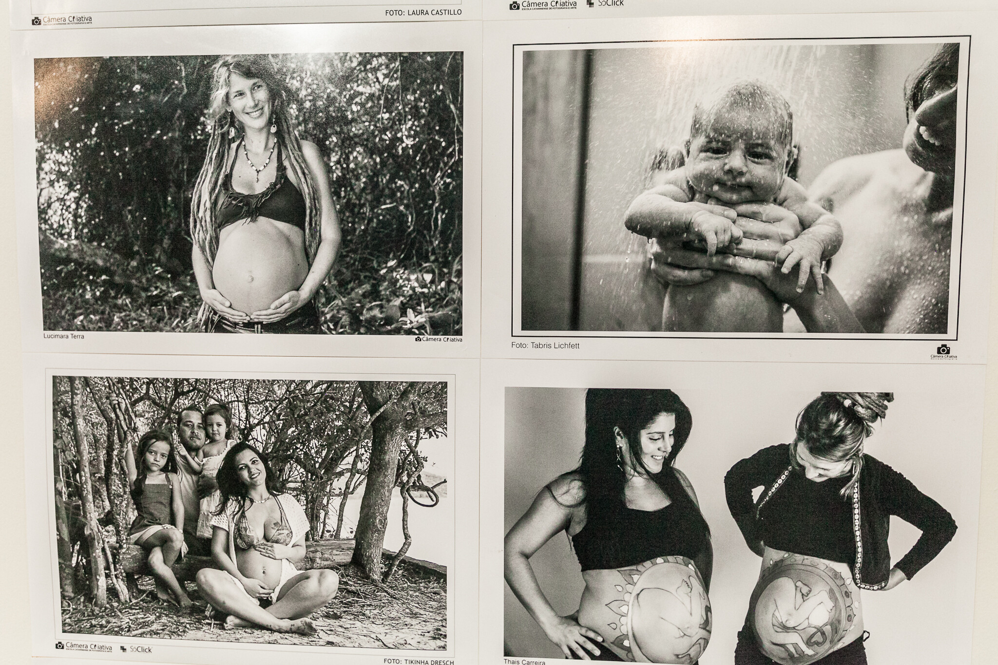 Exposição Gestando Memórias retrata gestantes da Praia da Armação