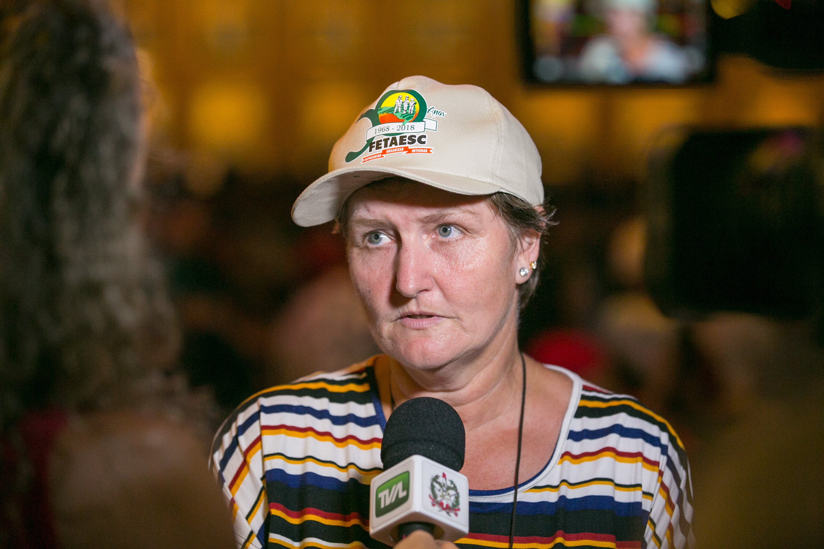 Luciana Drosdek, produtora de soja no município de Mafra