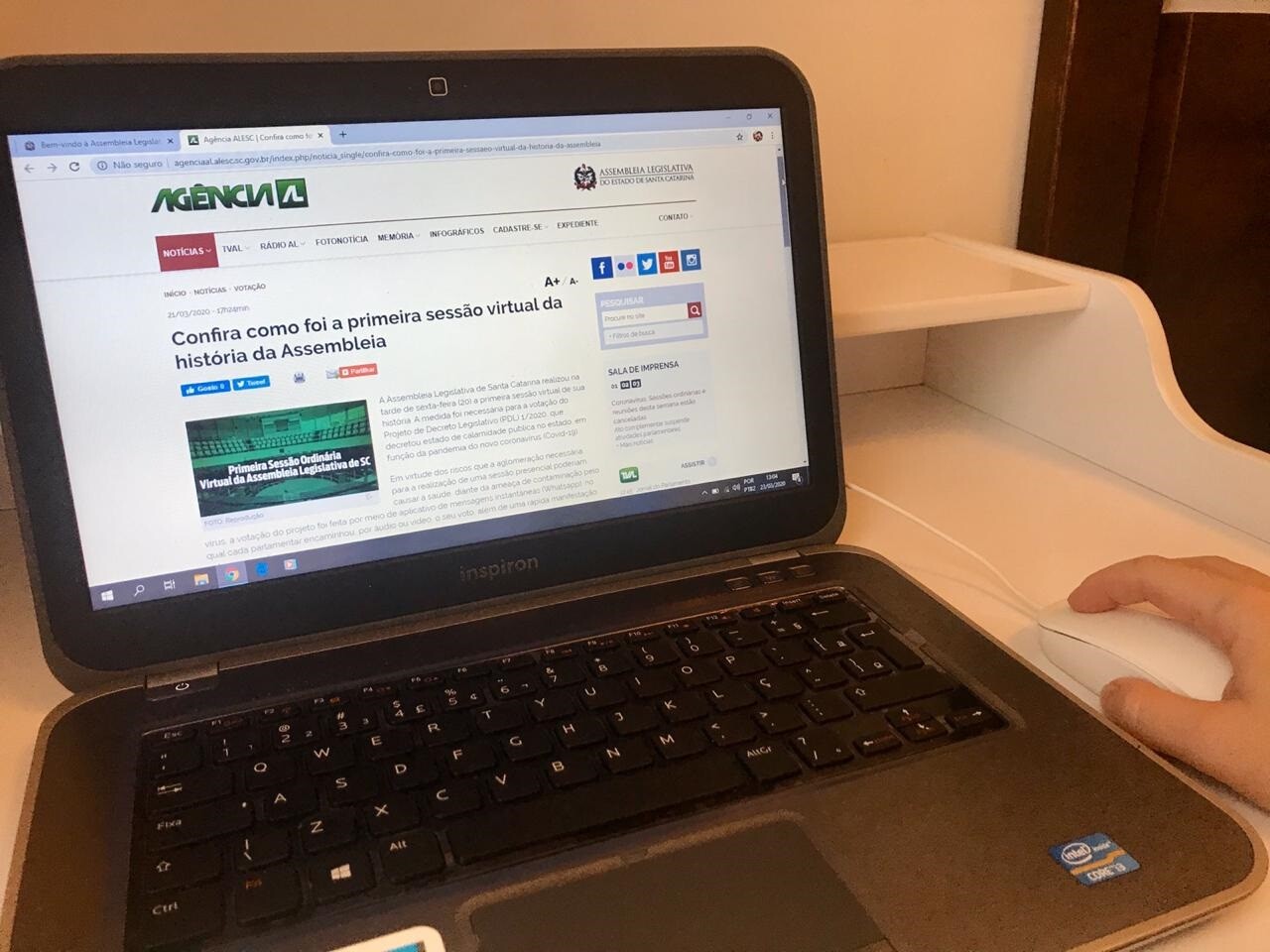 Segunda sessão virtual da Assembleia será nesta terça-feira (24)