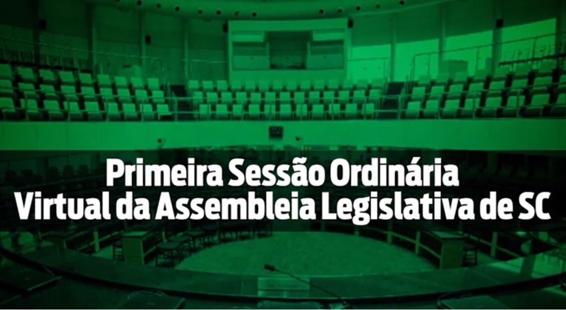 Confira como foi a primeira sessão virtual da história da Assembleia