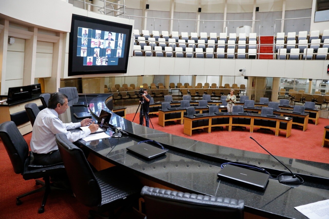 Sessão extraordinária virtual da Assembleia será às 16 horas