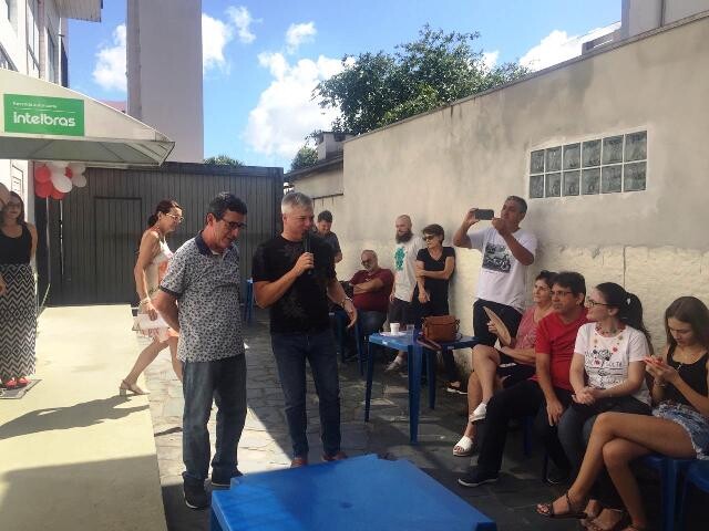 Fabiano da Luz prestigia inauguração da nova sede do PT em Joinville