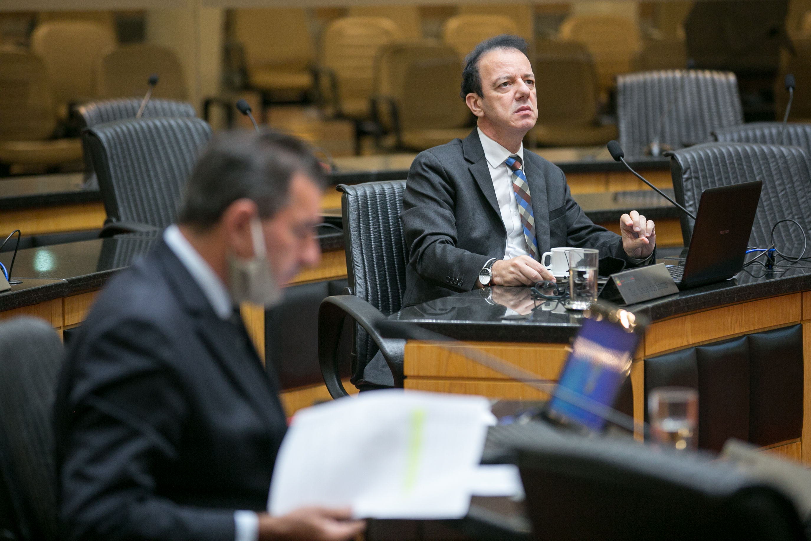Deputado Valdir Cobalchini (MDB) e Deputado Ismael dos Santos (PSD)