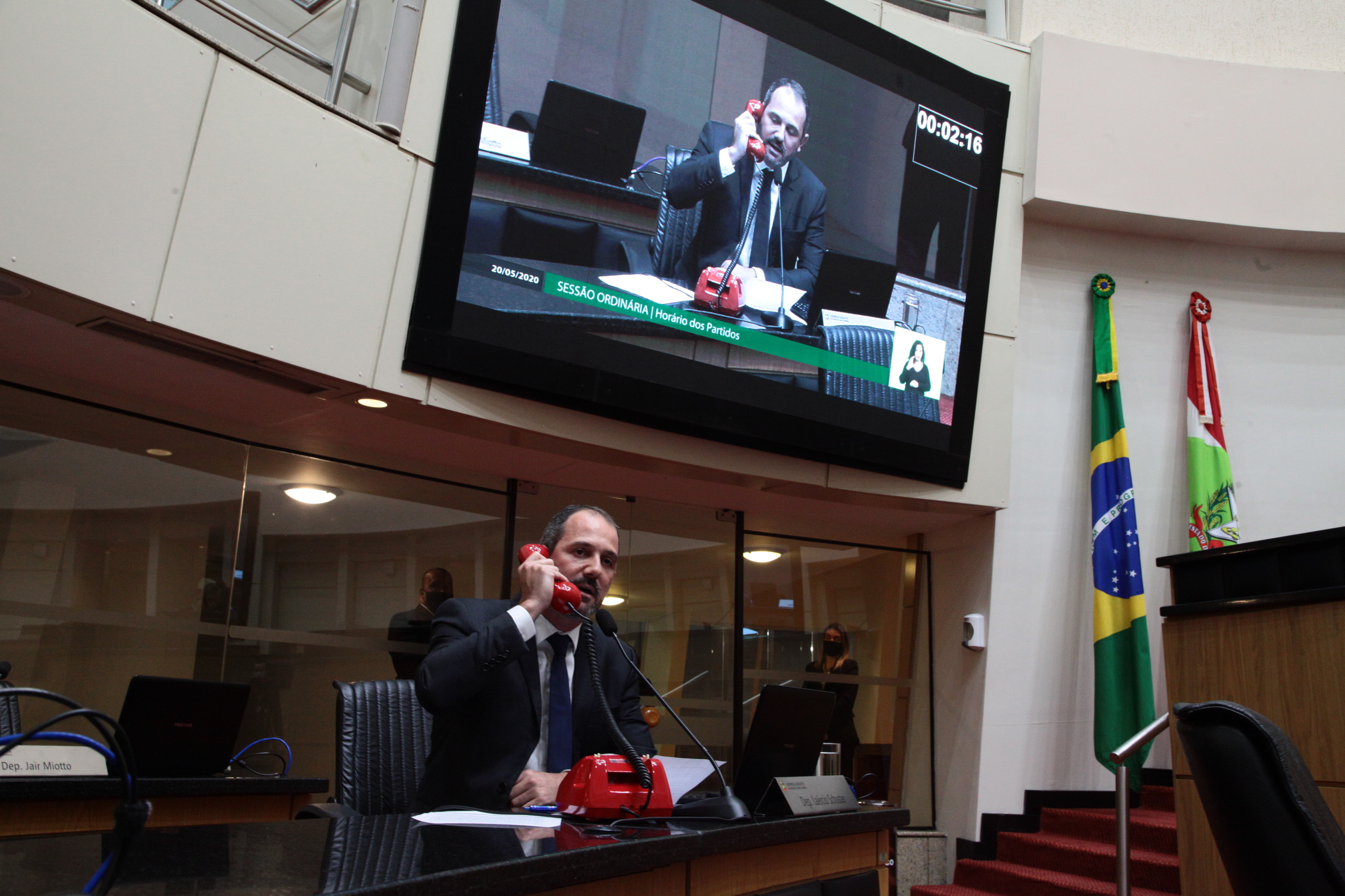 Sessão Plenária - Deputado Laércio Shuster (PSB)