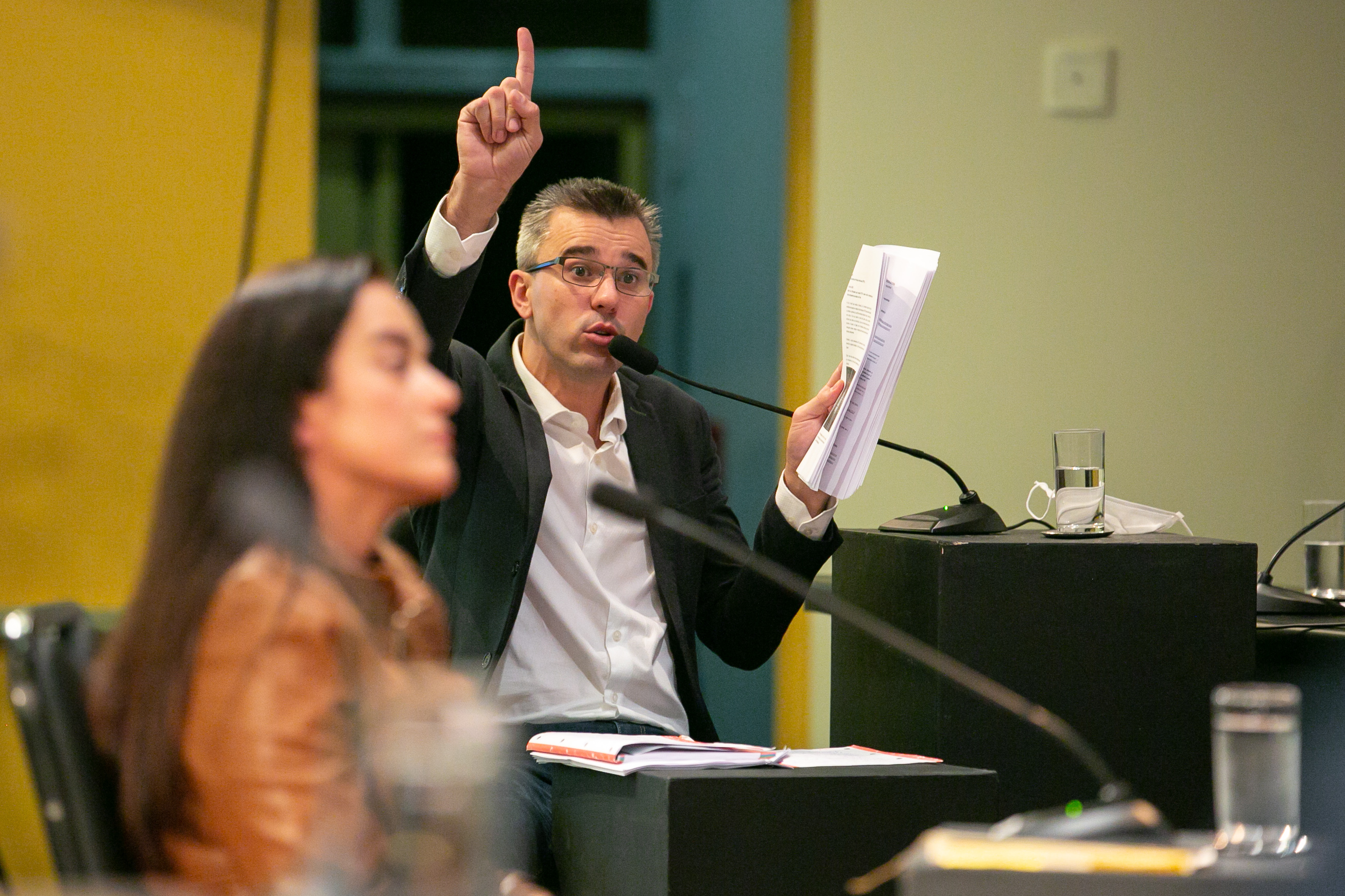 Servidora Marcia Pauli e ex-secretário da Casa Civil, Douglas Borba