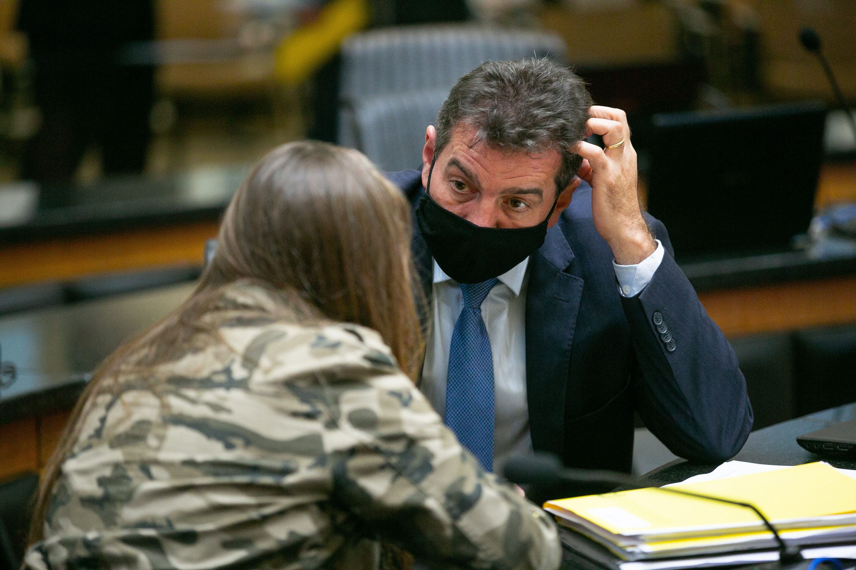 Deputada Paulinha (PDT) e Deputado Valdir Cobalchini (MDB)