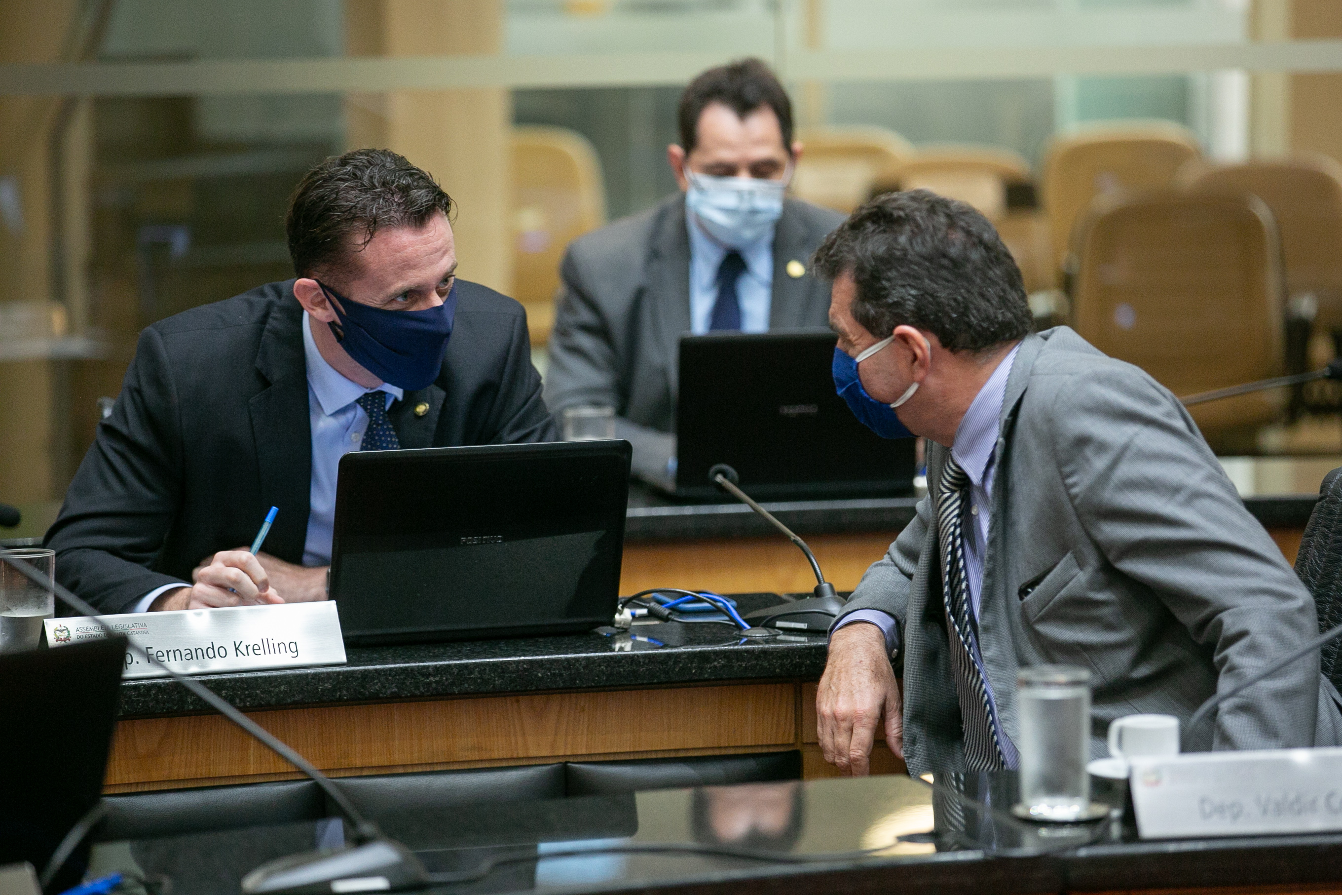 Deputado Fernando Krelling (MDB) e Deputado Valdir Cobalchini (MDB)