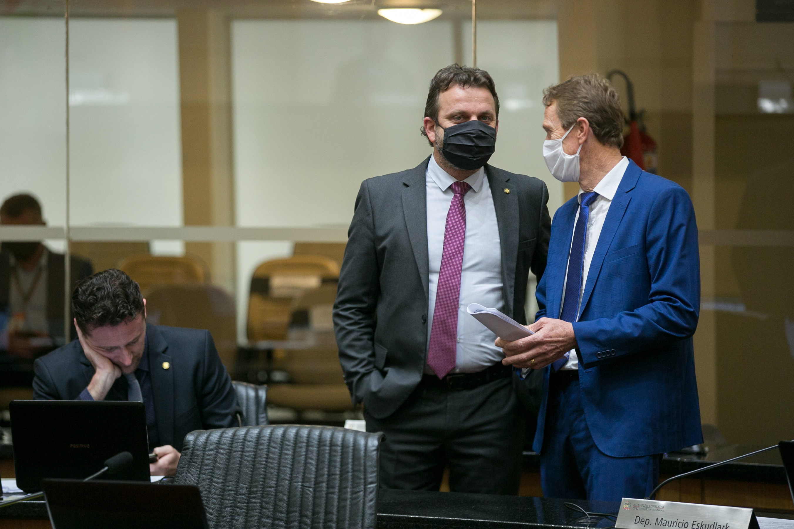Deputado Jerry Comper (MDB) e Deputado Volnei Weber (MDB)