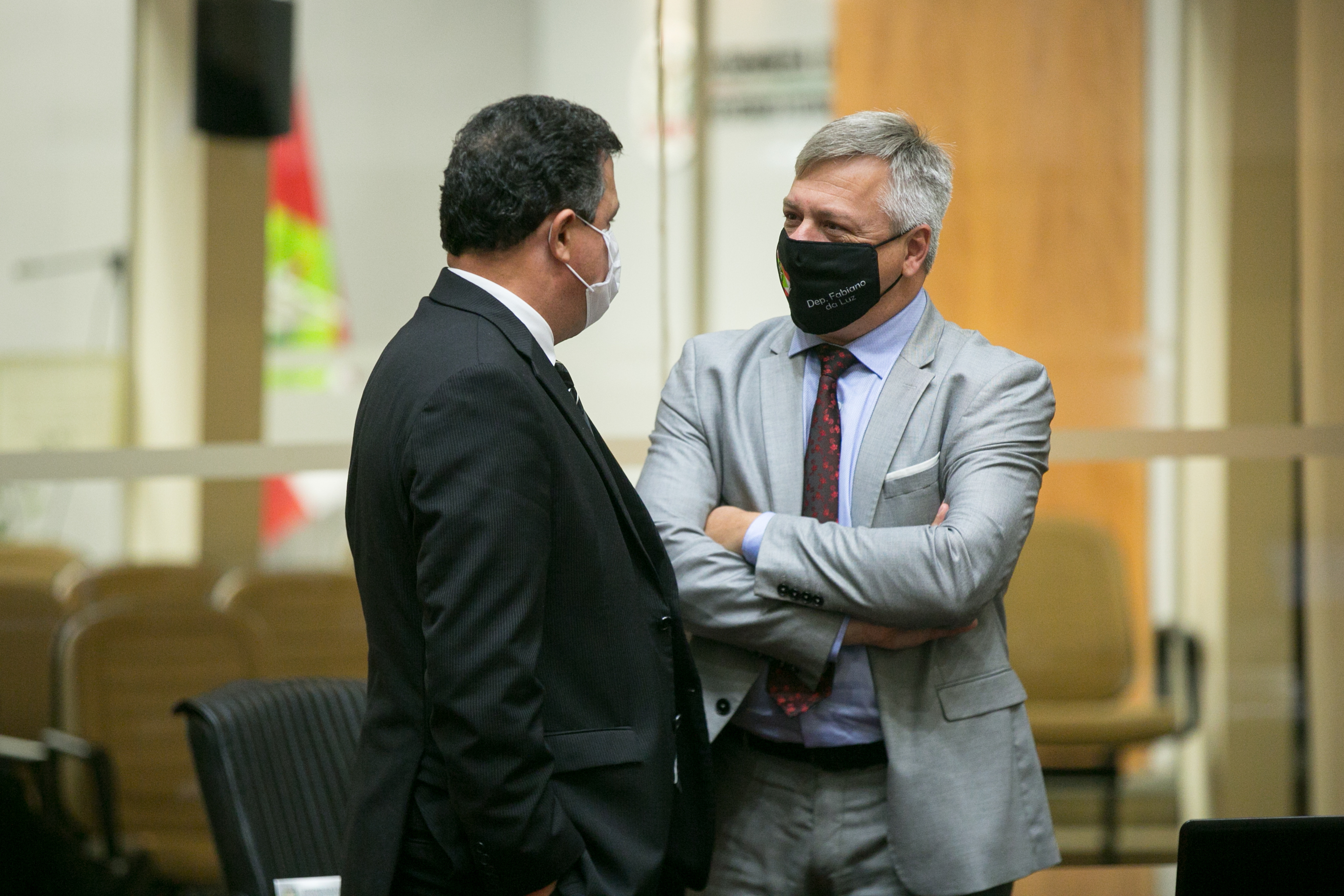 Deputado Ivan Naatz (PL) e Deputado Fabiano da Luz (PT)