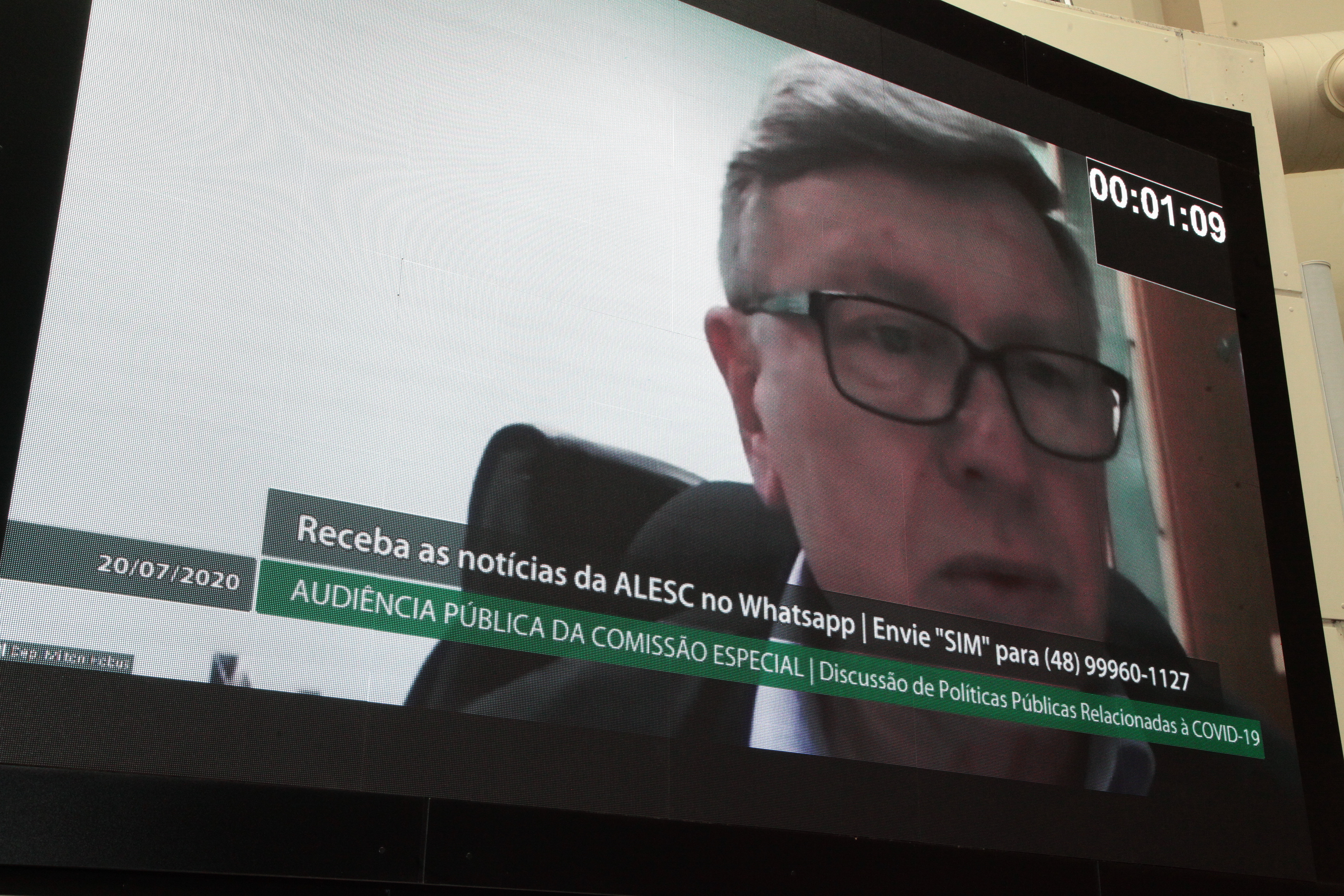 Audiência Pública - Políticas Públicas Relacionas à Covid-19 - Deputado Milton Hobus (PSD)