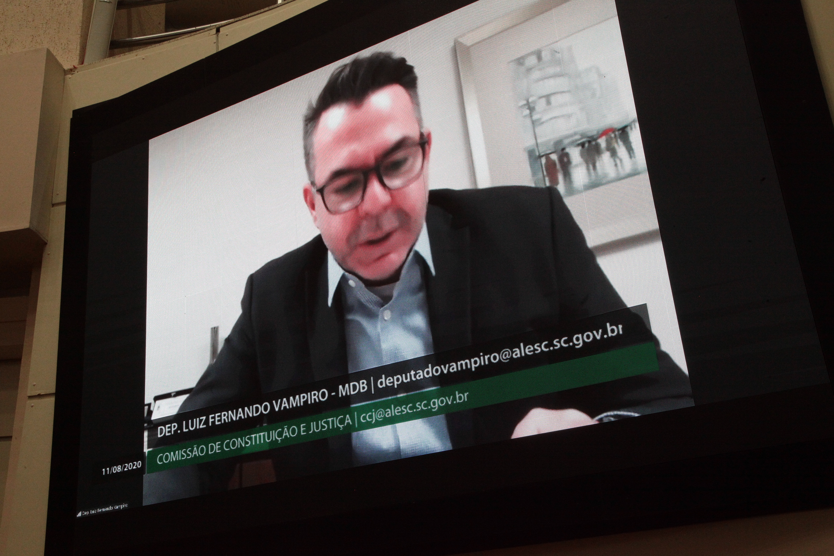Comissão de Constituição e Justiça - Deputado Luiz Fernando Vampiro  (MDB)