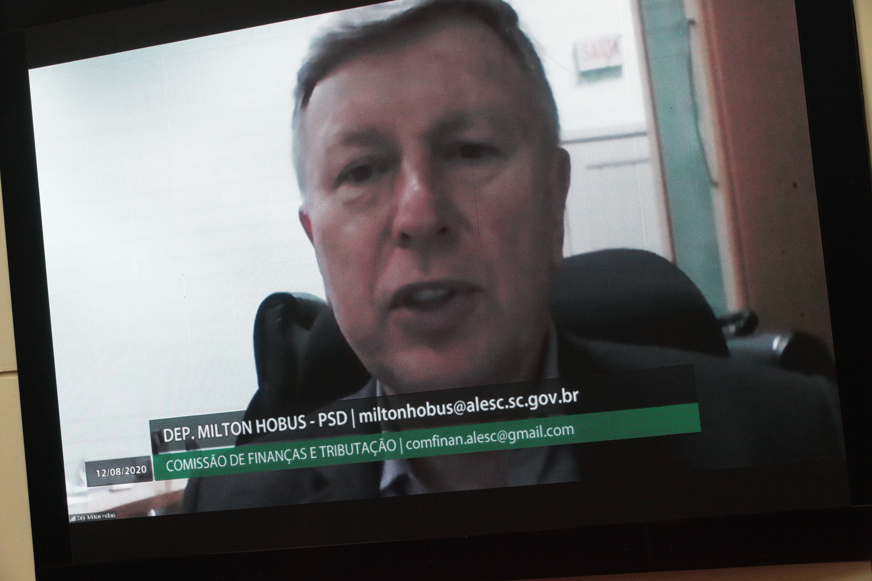 Comissão de Finanças e Tributação - Deputado Milton Hobus (PSD)