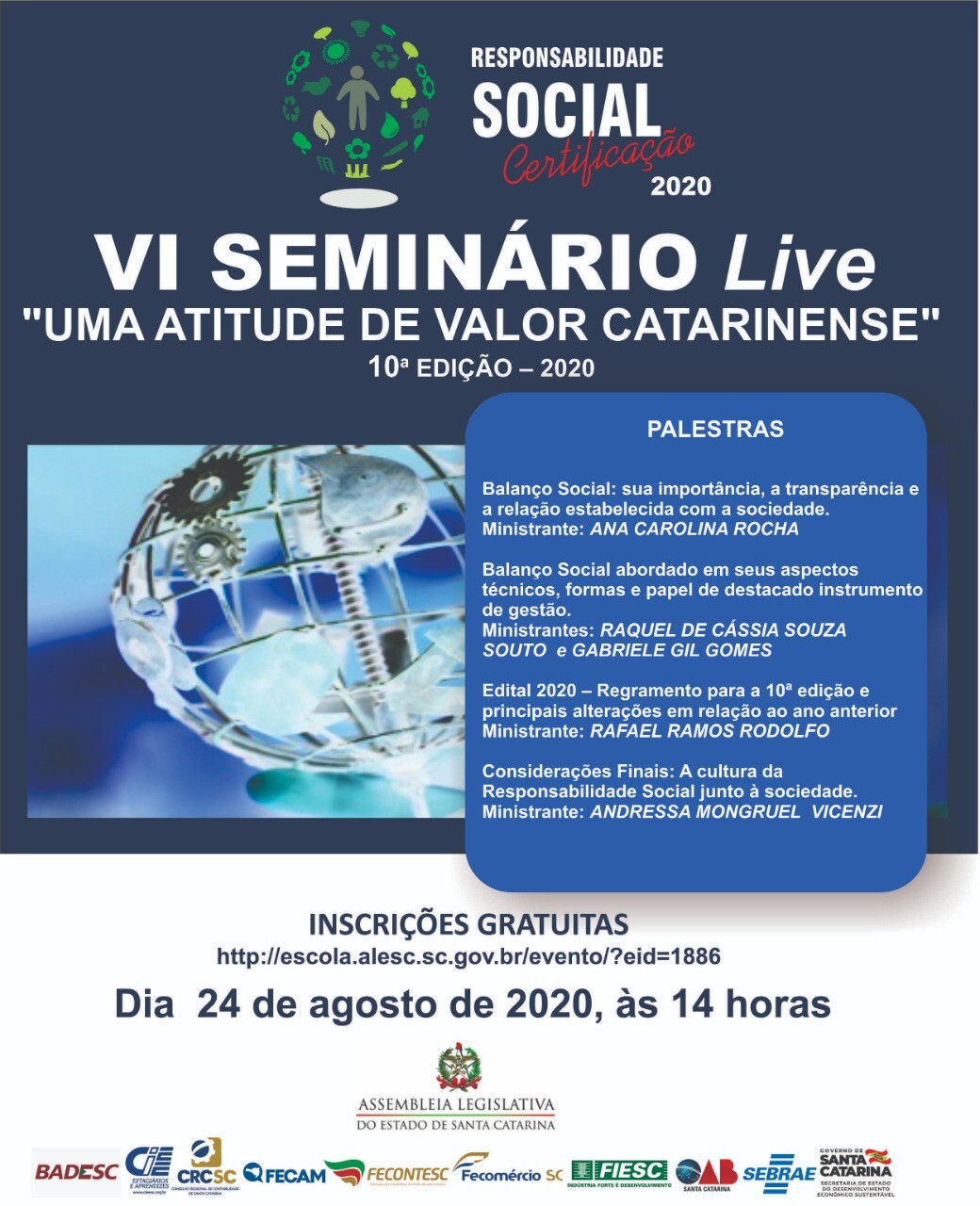 Seminário divulga a 10ª Certificação e Troféu de Responsabilidade Social