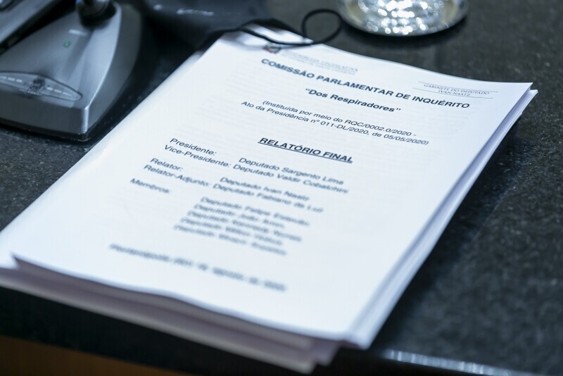 CPI responsabiliza Moisés e mais 13 pessoas no caso dos respiradores
