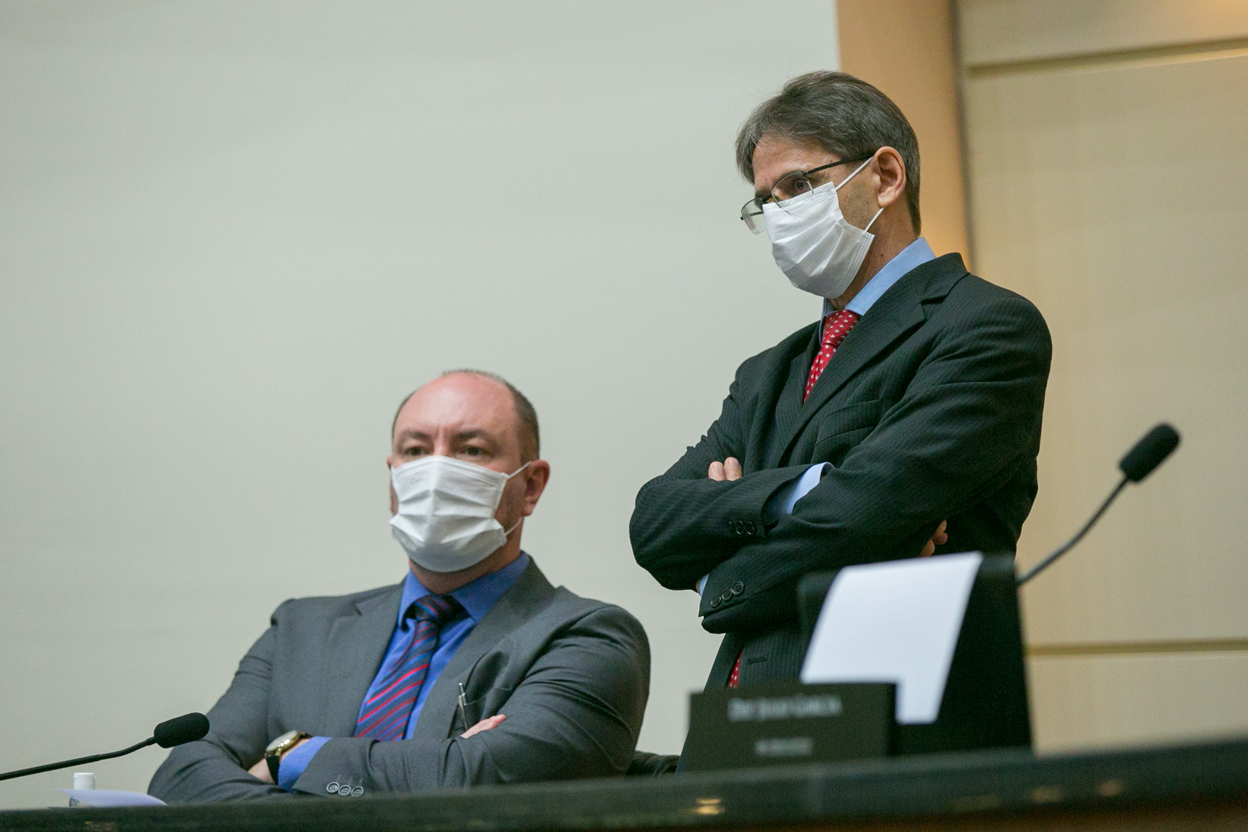 Deputado Mauro de Nadal (MDB) e Deputado Neodi Saretta (PT)