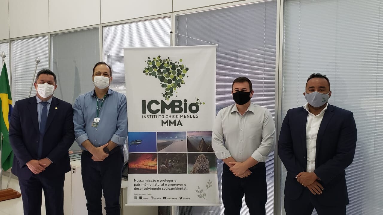 Audiência com a direção do ICMBio, em Brasília FOTO: Divulgação Mauricio Freitas