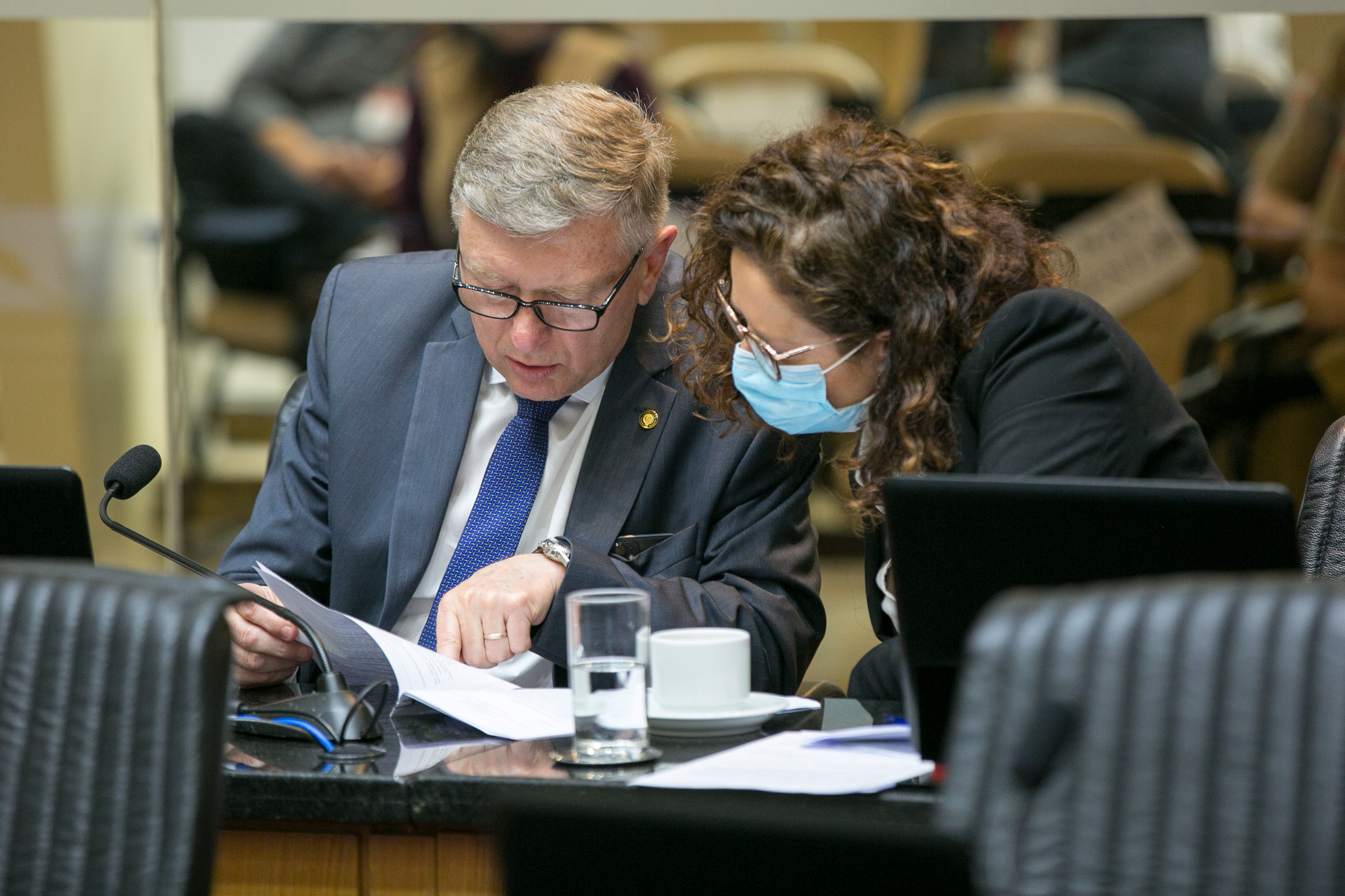 Deputado Milton Hobus (PSD) e Deputada Marlene Fengler (PSD)