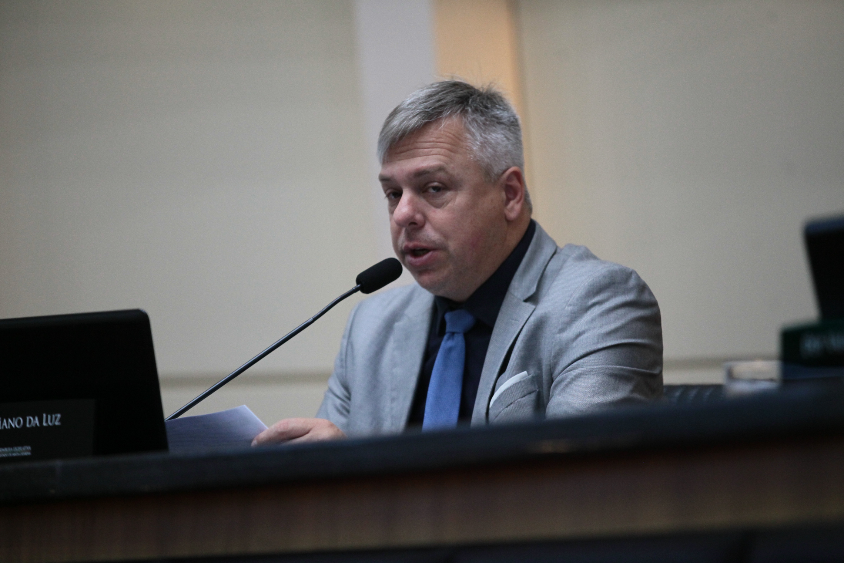 Reunião da Comissão do Impeachment - Deputado Fabiano da Luz (PT)