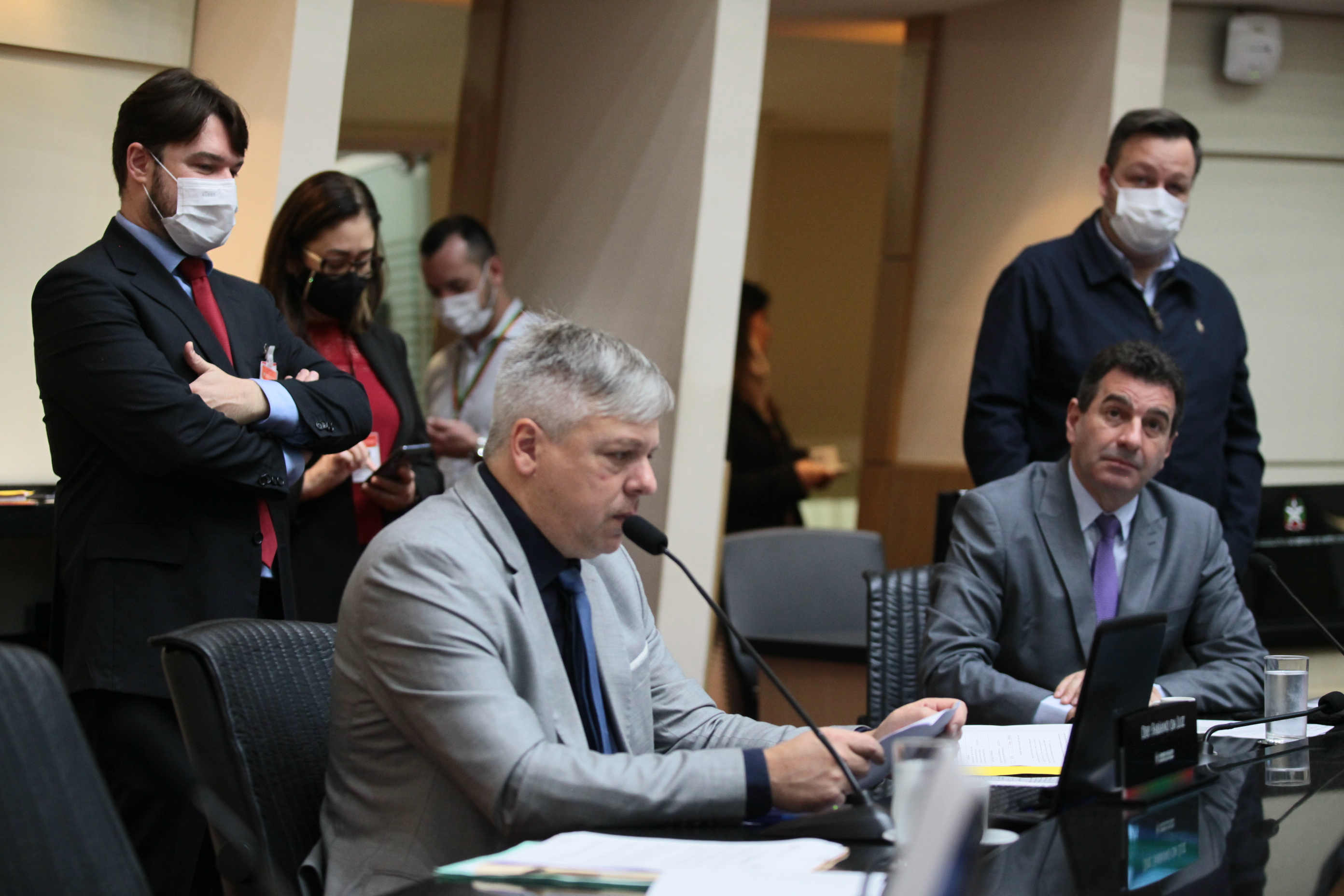 Reunião da Comissão do Impeachment - Deputado Fabiano da Luz (PT)