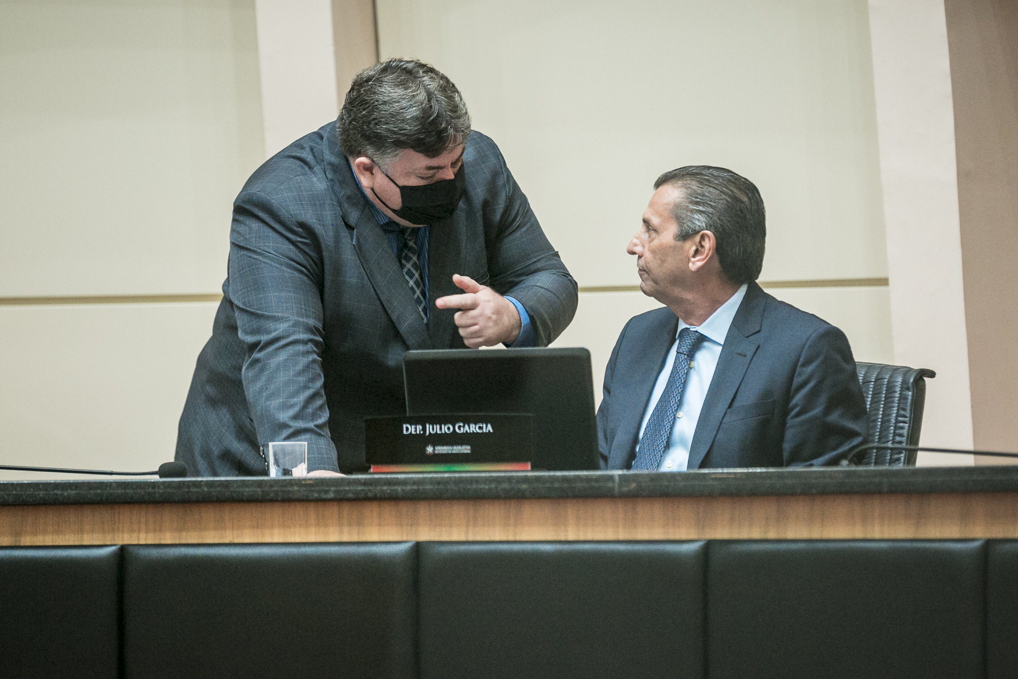 Deputado Sérgio Motta (PRB) e Deputado Júlio Garcia (PSD)