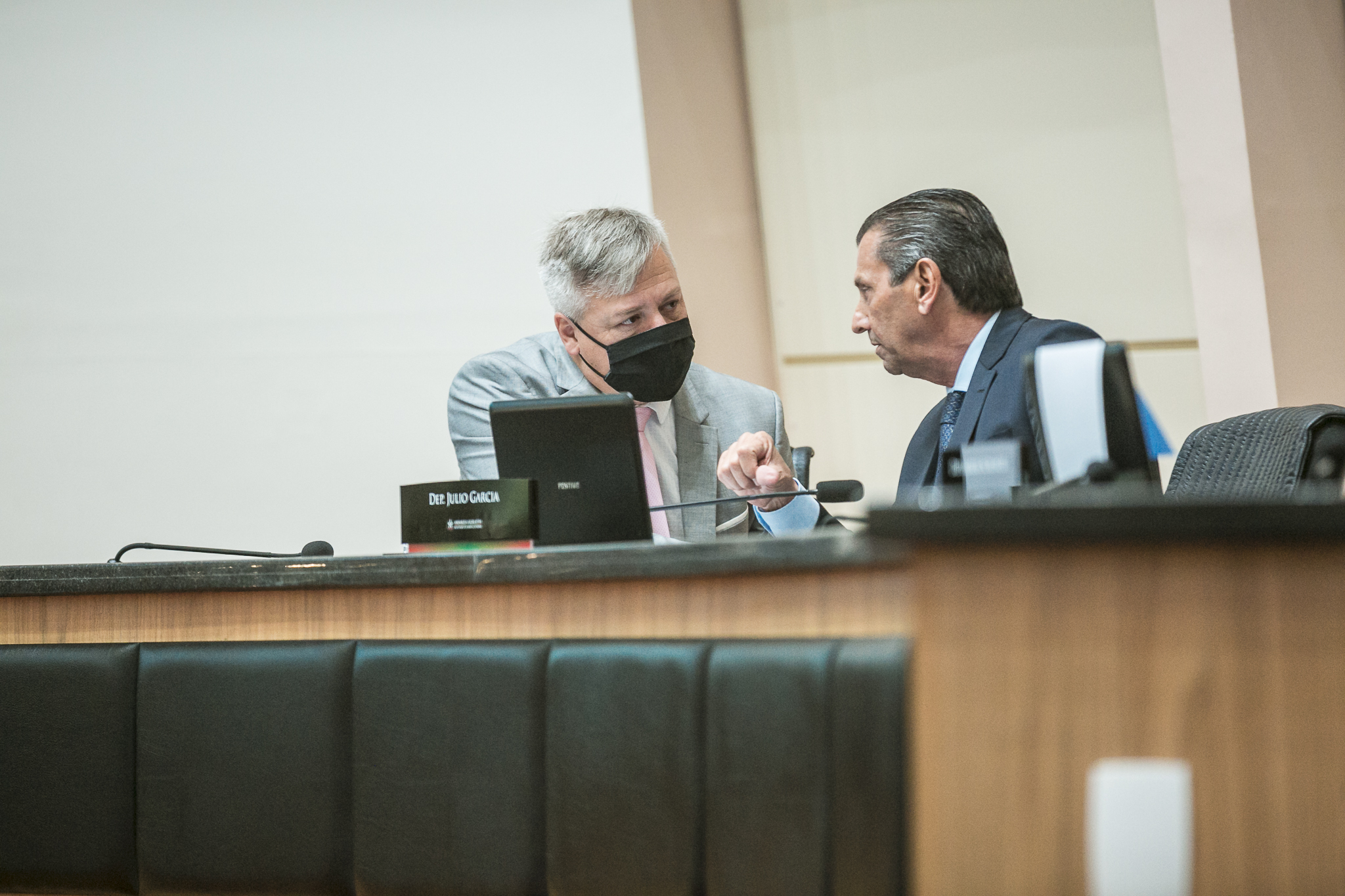 Deputado Fabiano da Luz (PT) e Deputado Júlio Garcia (PSD)