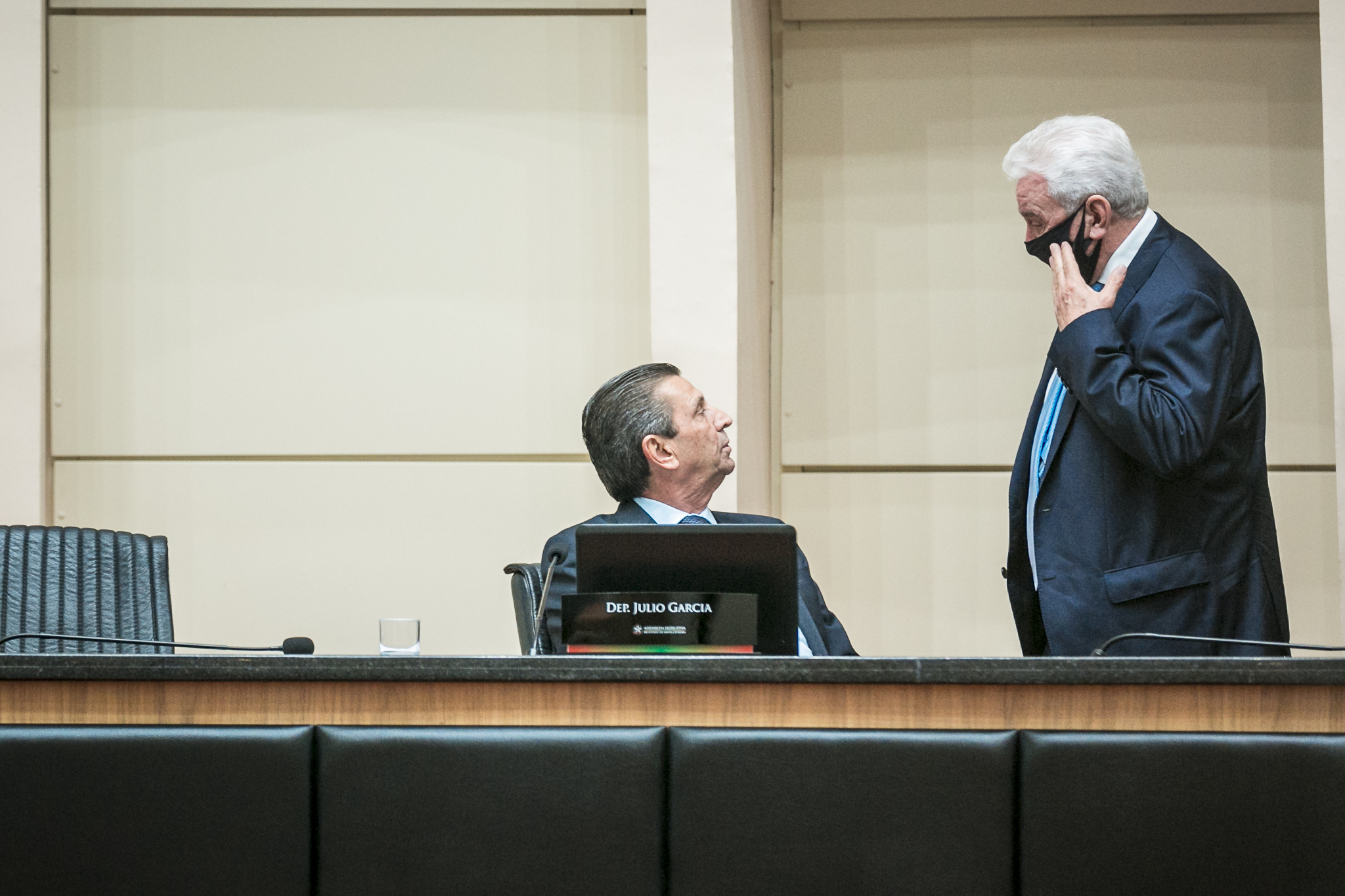 Deputado Júlio Garcia (PSD) e Deputado Moacir Sopelsa (MDB)