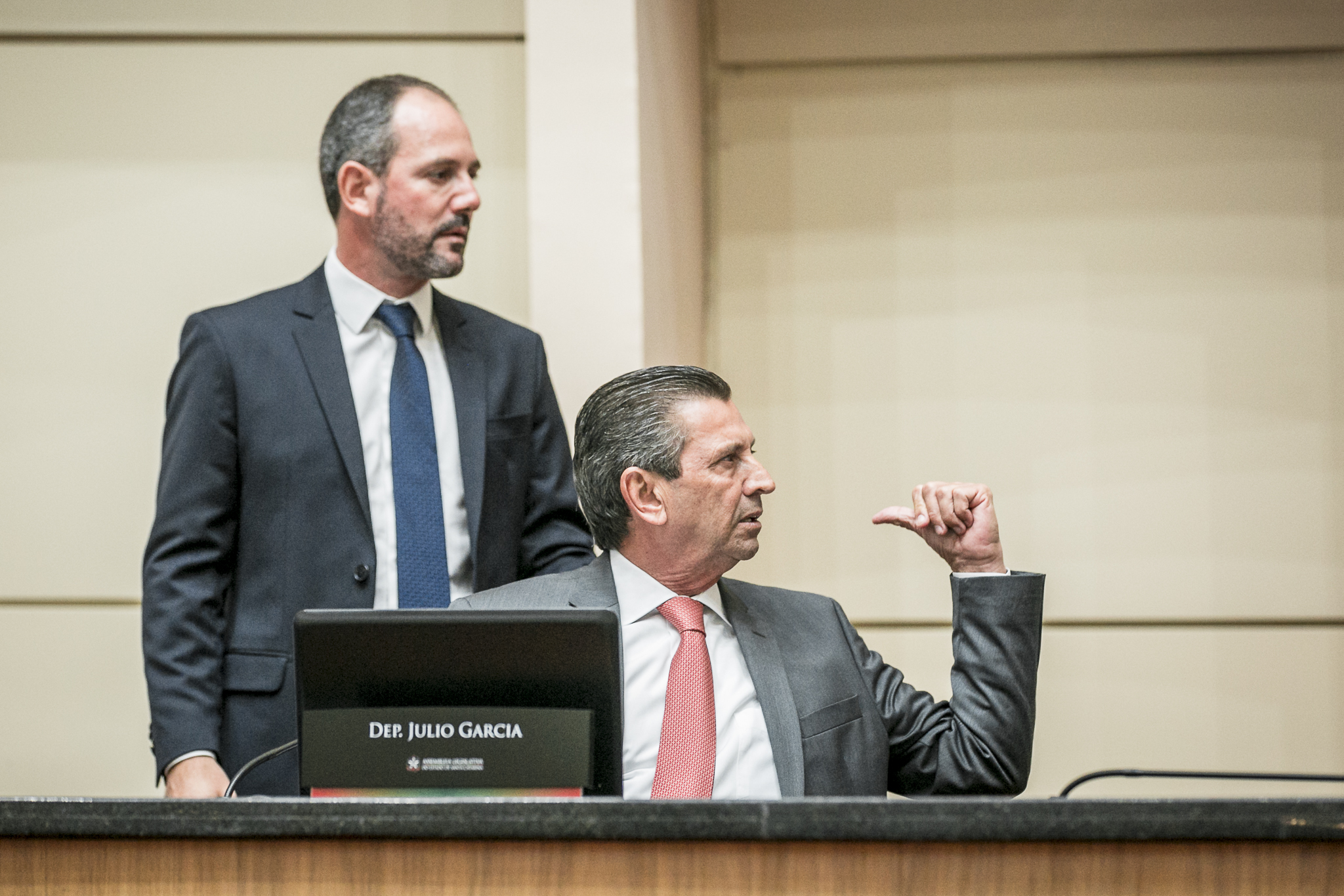 Deputado Júlio Garcia (PSD) e Deputado Laércio Shuster (PSB)
