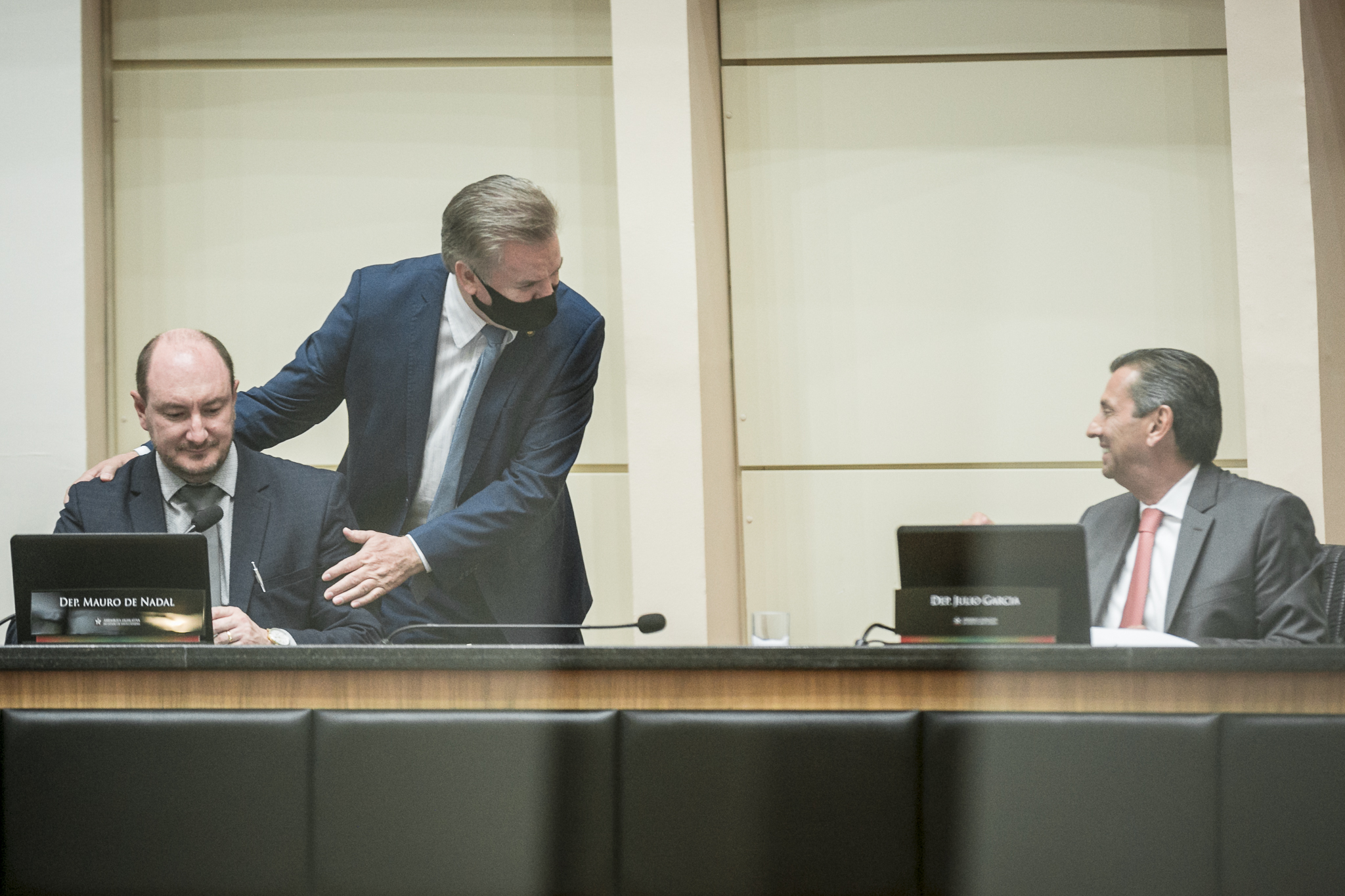 Deputado Mauro de Nadal (MDB) e Deputado Cesar Valduga (PCdoB)