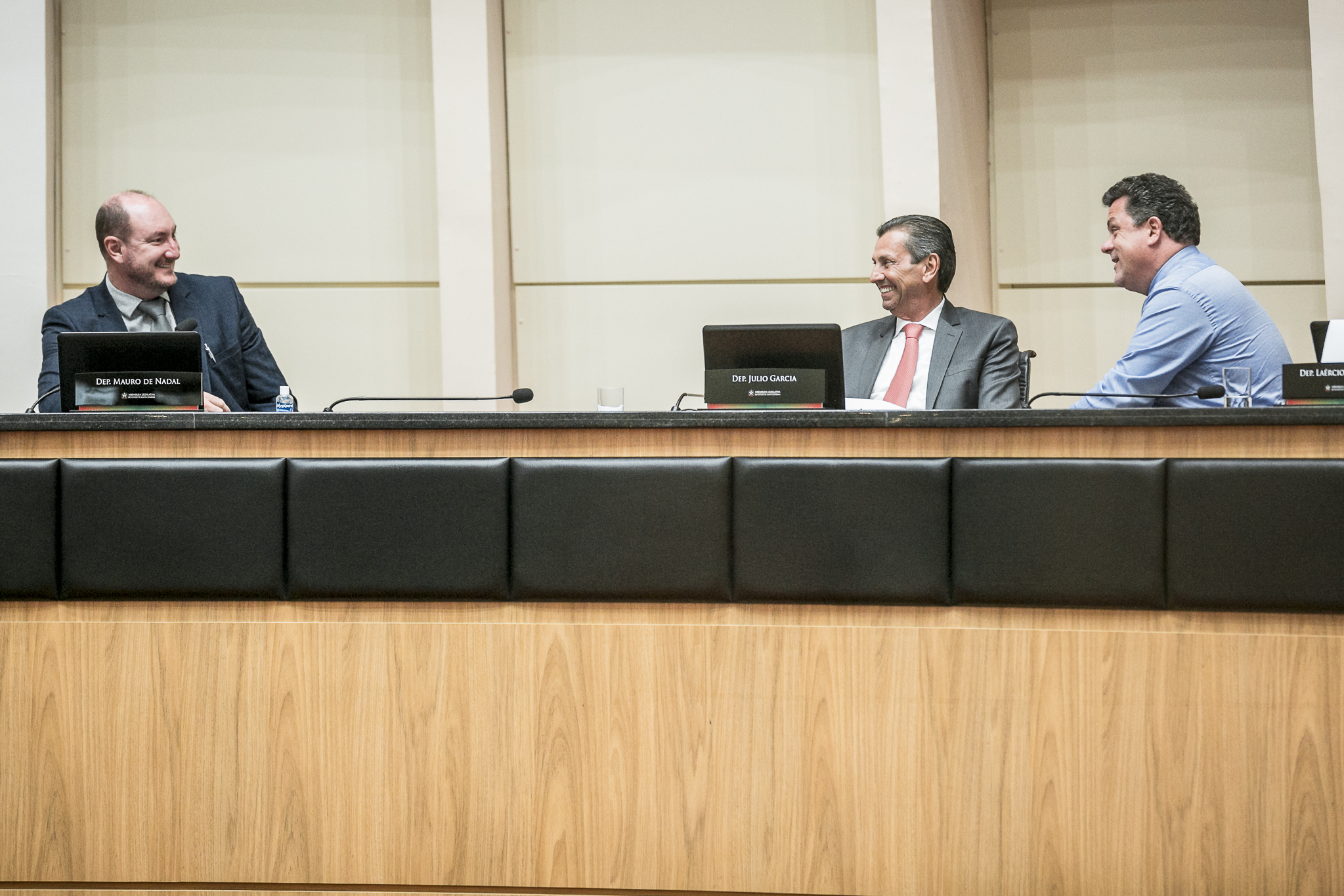 Deputado Júlio Garcia (PSD) e Deputado Mauro de Nadal (MDB)