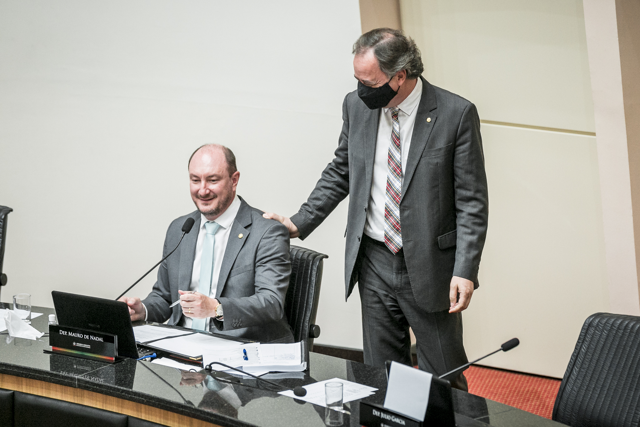 Deputado Mauro de Nadal (MDB) e Deputado Kennedy Nunes (PSD)