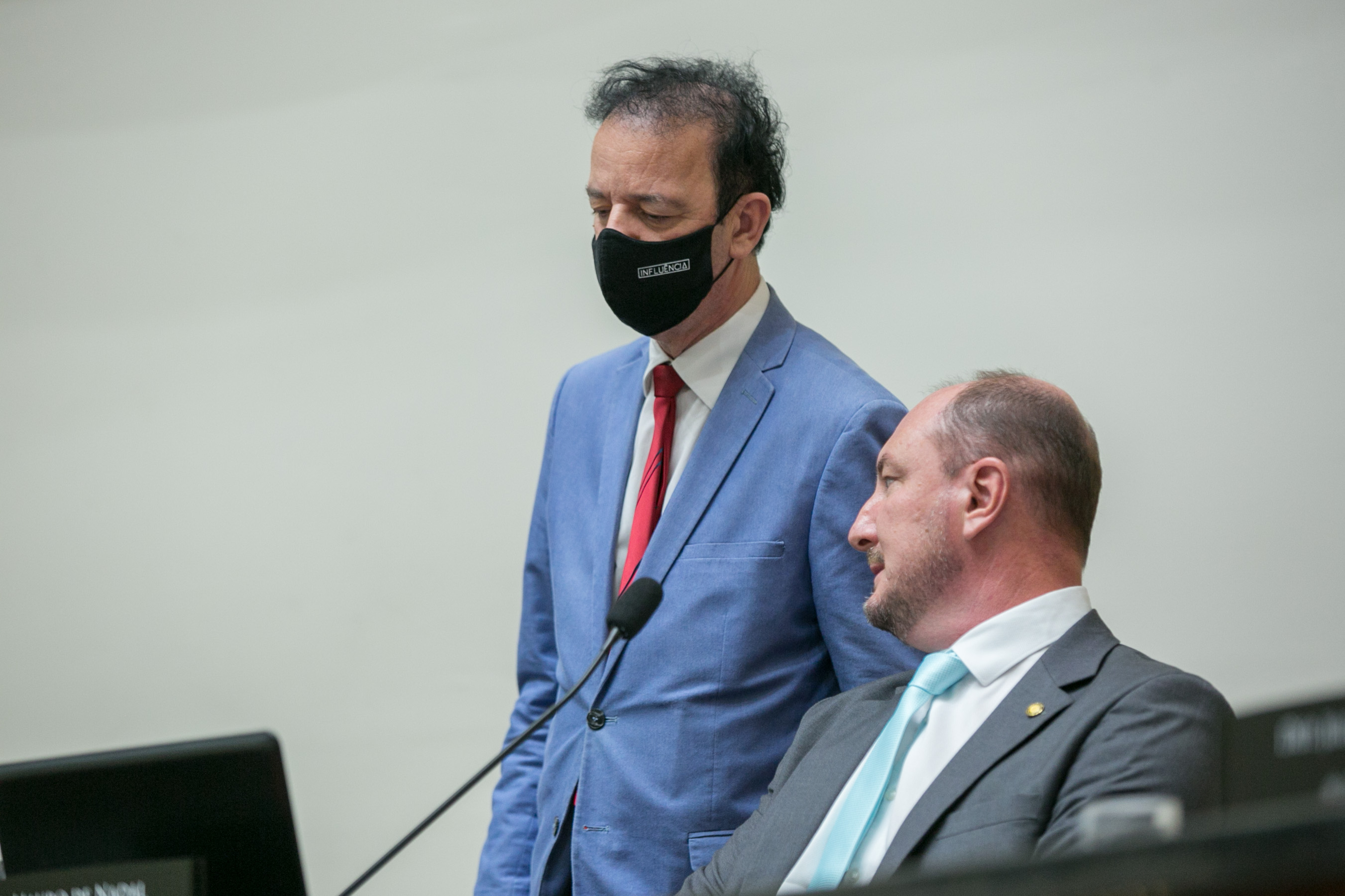 Deputado Ismael dos Santos (PSD)  e Deputado Mauro de Nadal (MDB)