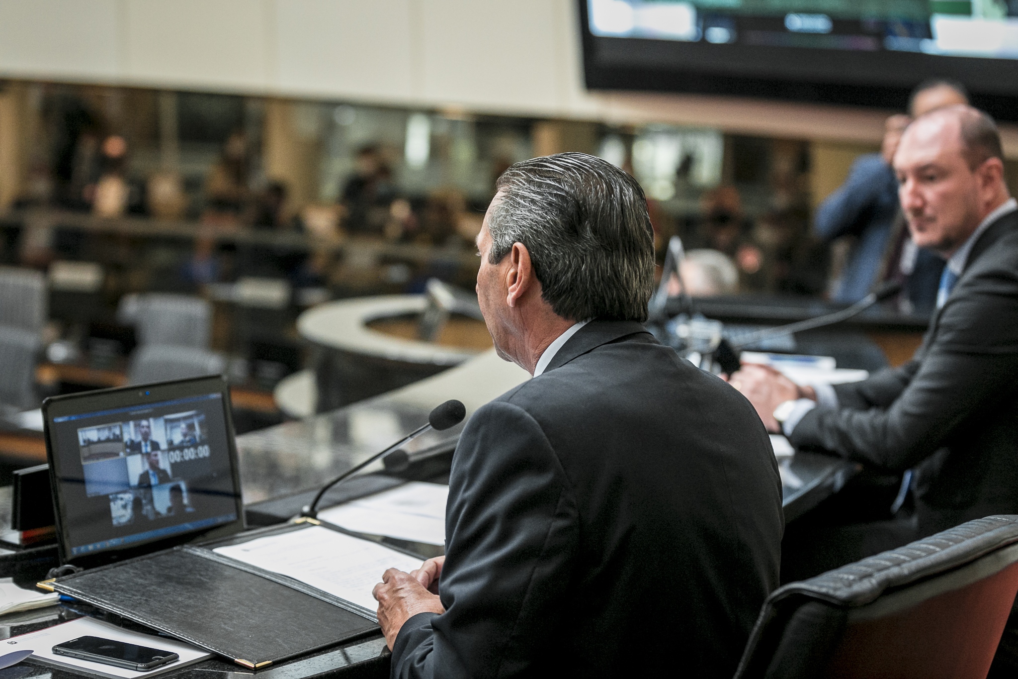 Deputado Júlio Garcia (PSD) e Deputado Mauro de Nadal (MDB)