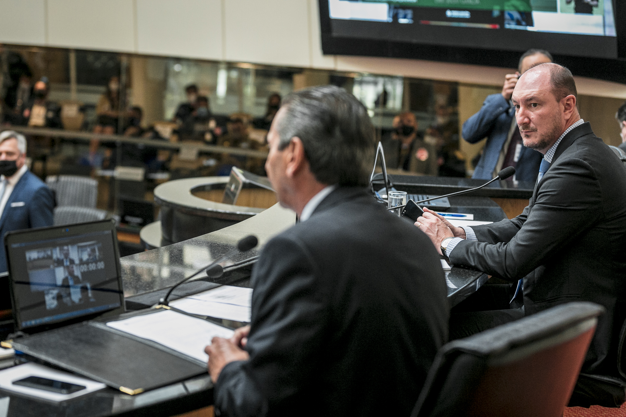 Deputado Mauro de Nadal (MDB) e Deputado Júlio Garcia (PSD)