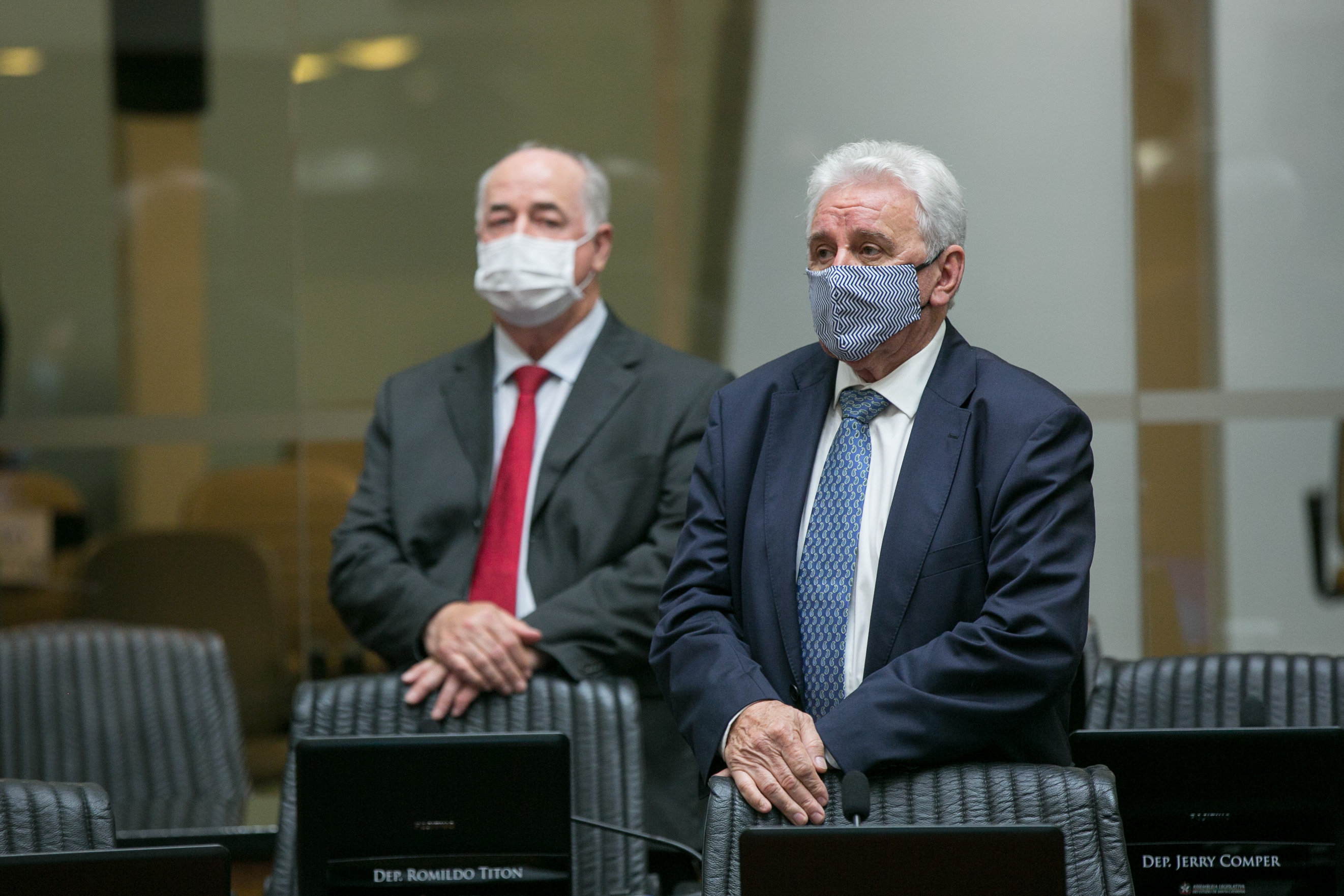 Deputado Romildo Titon (MDB) e Deputado Moacir Sopelsa (MDB)