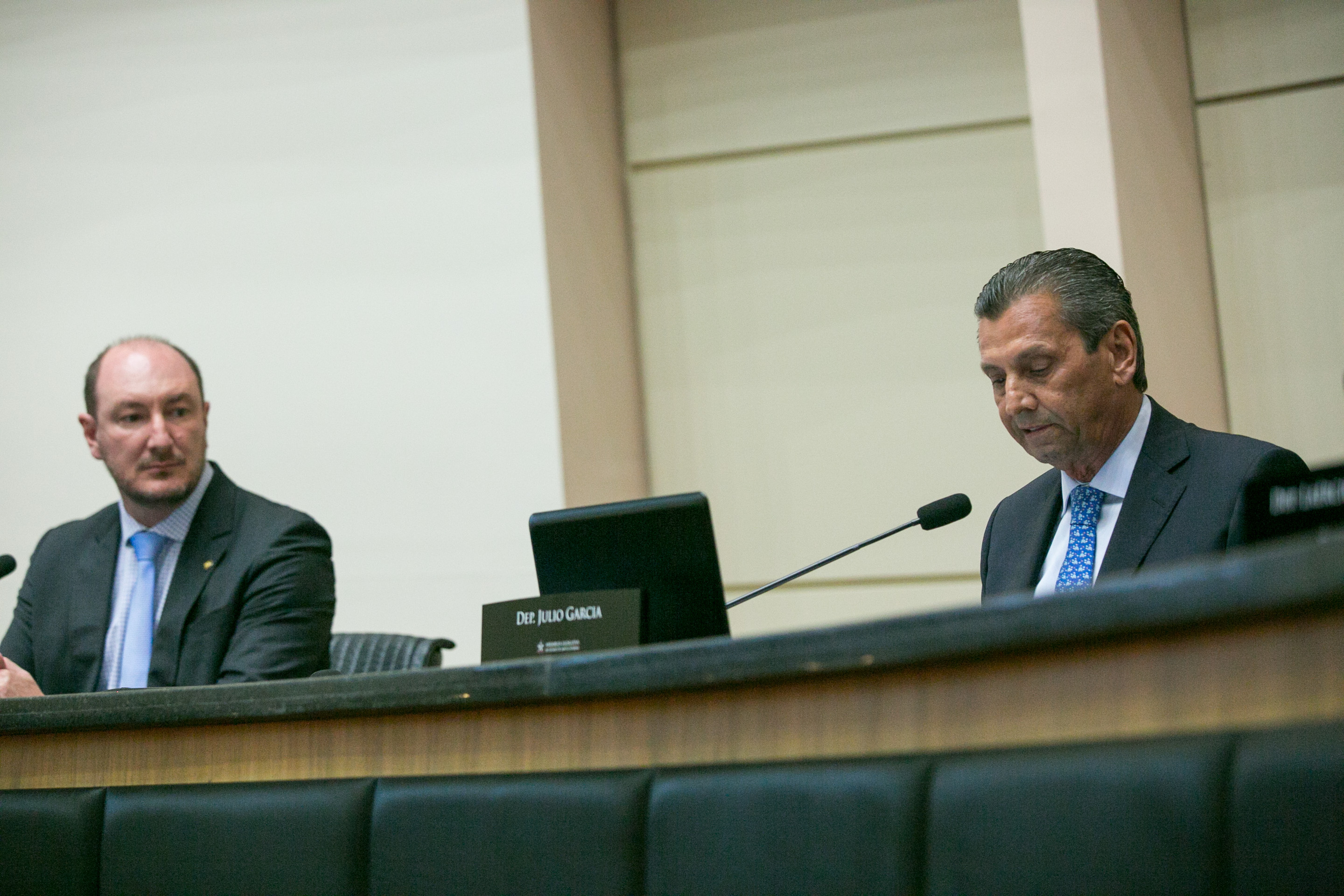 Deputado Julio Garcia (PSD) e Deputado Mauro de Nadal (MDB)