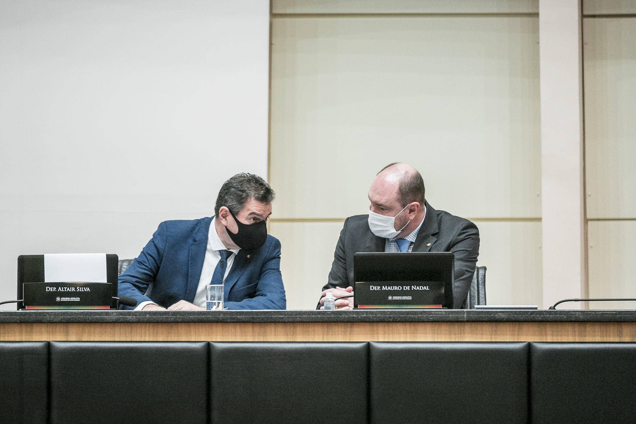 Deputado Mauro de Nadal (MDB) e Deputado Valdir Cobalchini (MDB)