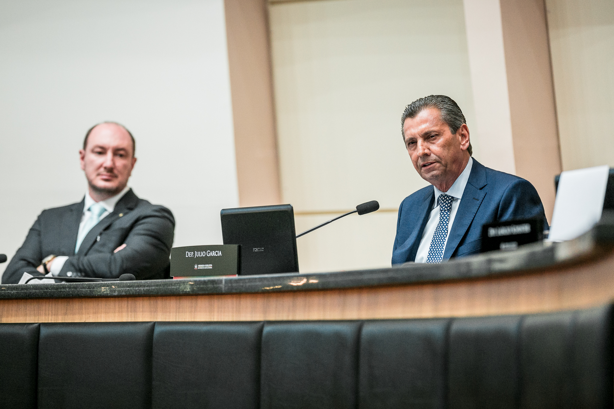Deputado Mauro de Nadal (MDB) e Deputado Júlio Garcia (PSD)