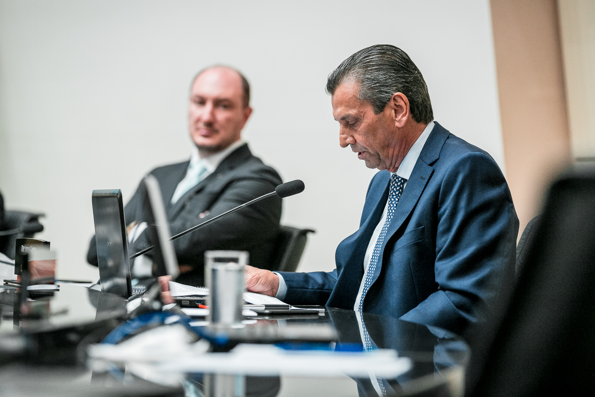 Deputado Mauro de Nadal (MDB) e Deputado Júlio Garcia (PSD)