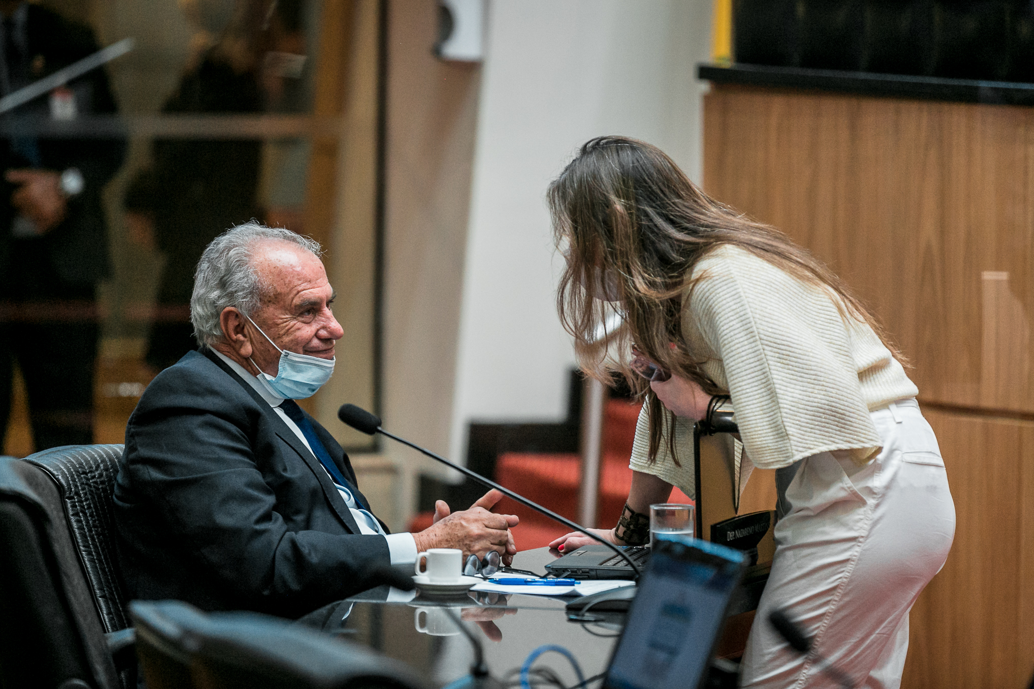 Deputado Nazareno Martins (PSB) e Deputada Ana Paula da Silva (PDT)