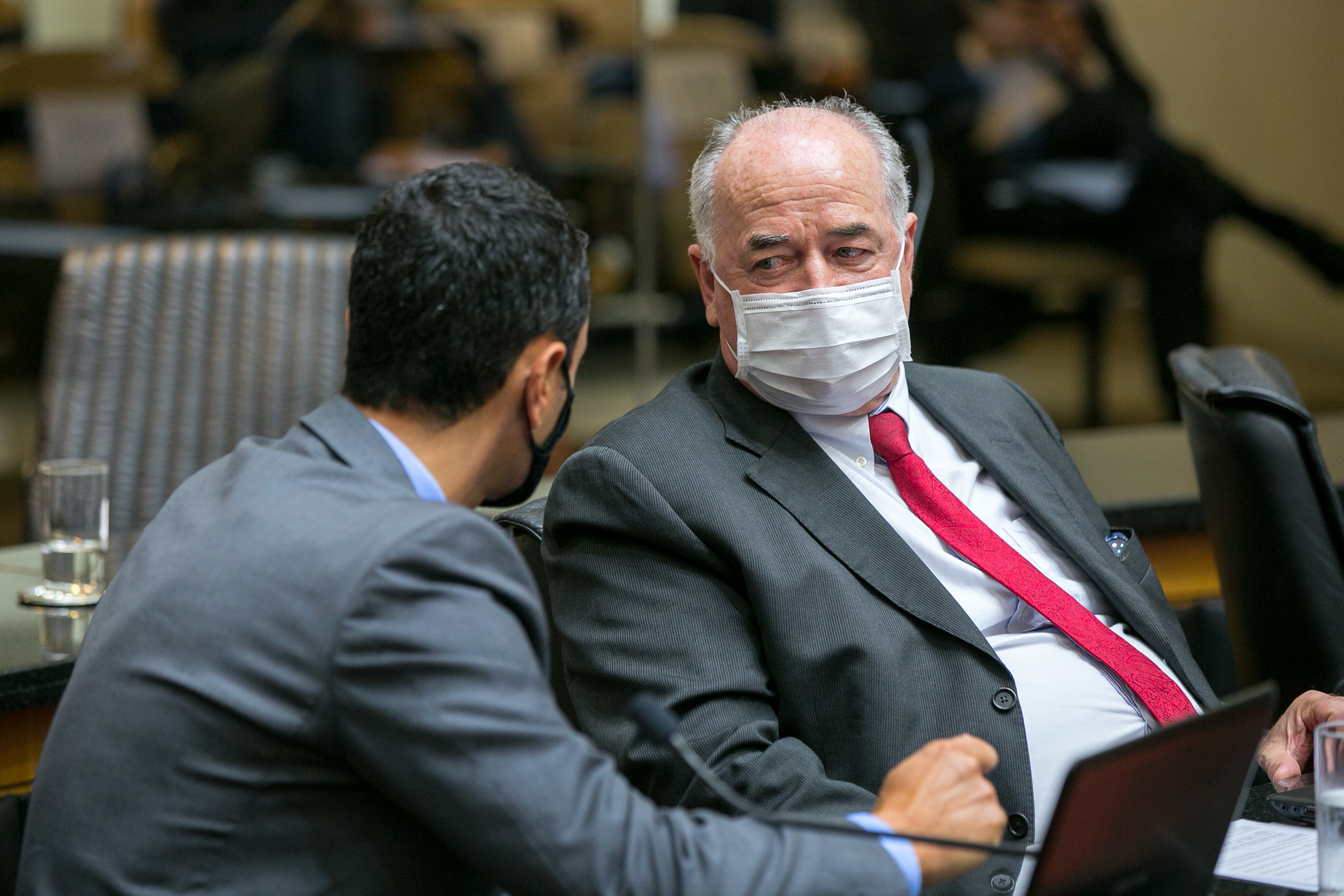 Deputado Romildo Titon (MDB) e Deputado João Amin (PP)