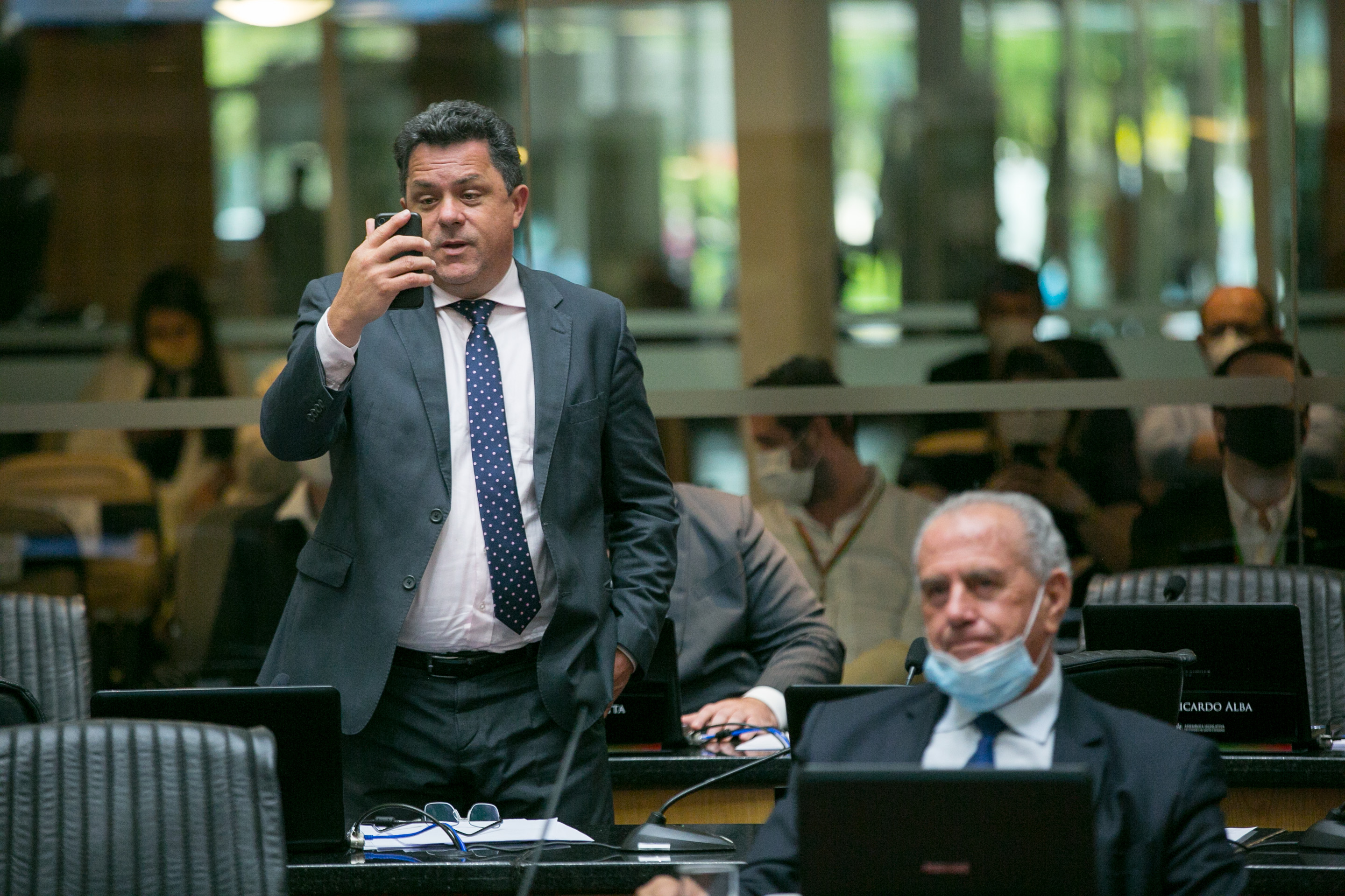 Deputado Ivan Naatz (PL) e Deputado Nazareno Martins (PSB)