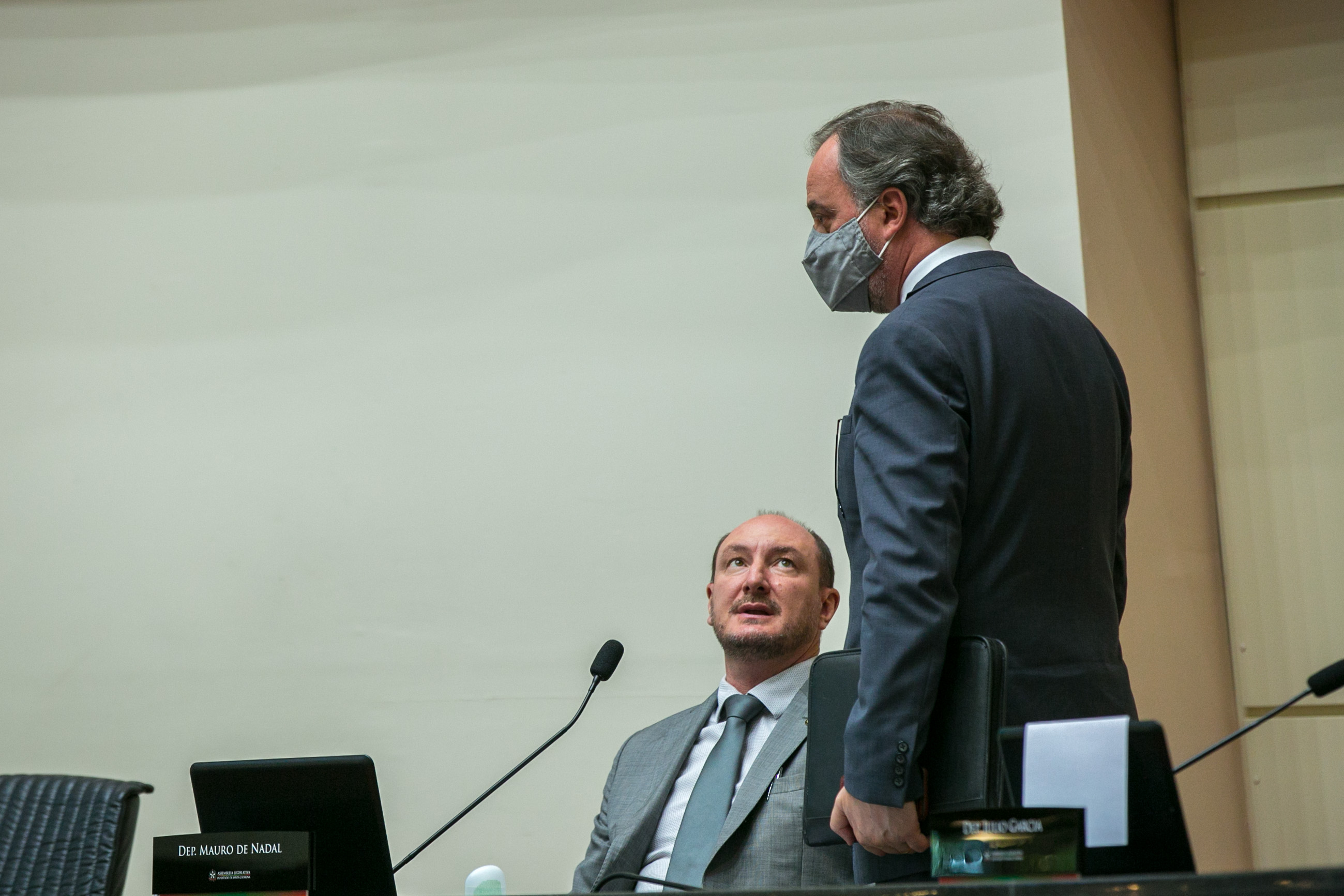 Deputado Mauro de Nadal (MDB) e Deputado Kennedy Nunes (PSD)