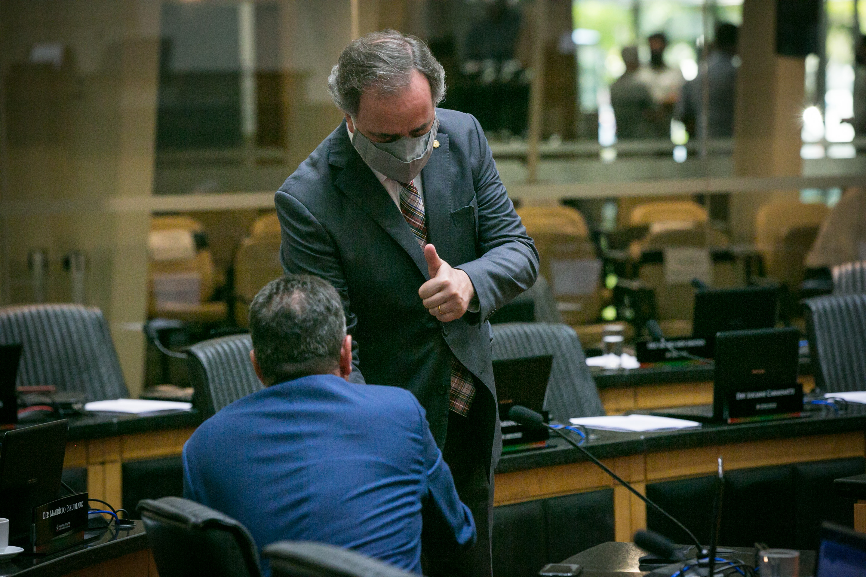 Deputado Kennedy Nunes (PSD) e Deputado Valdir Cobalchini (MDB)
