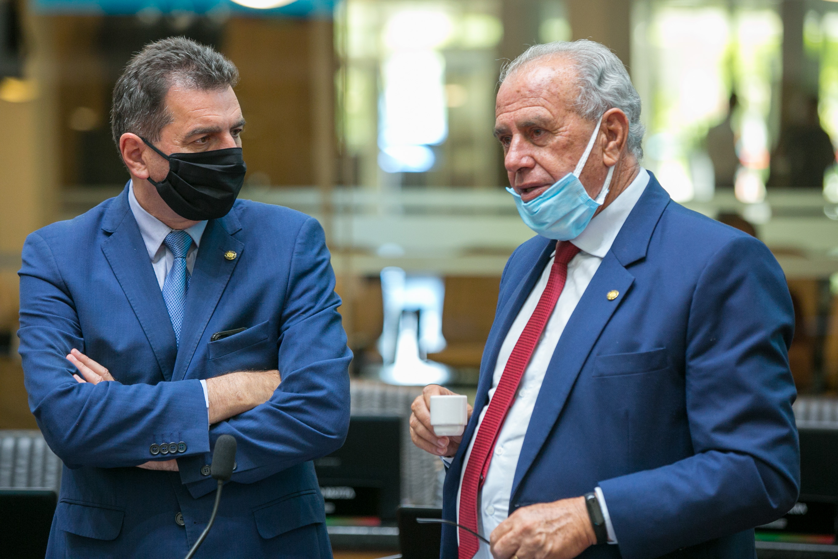 Deputado Valdir Cobalchini (MDB) e Deputado Nazareno Martins (PSB)