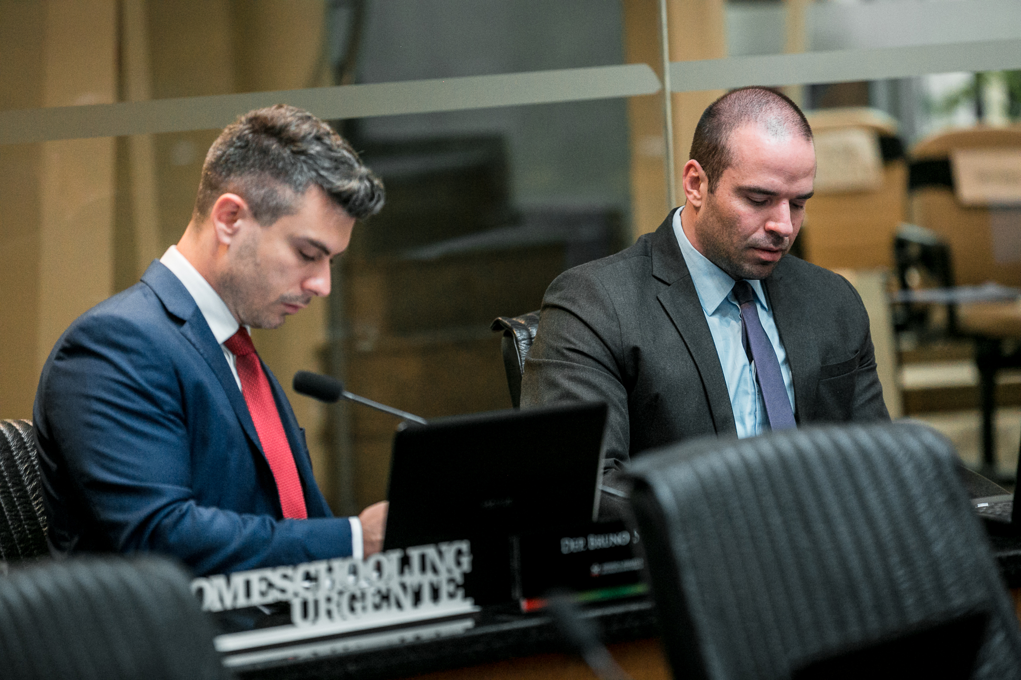 Deputado Bruno Souza (NOVO) e Deputado Jessé Lopes (PSL)