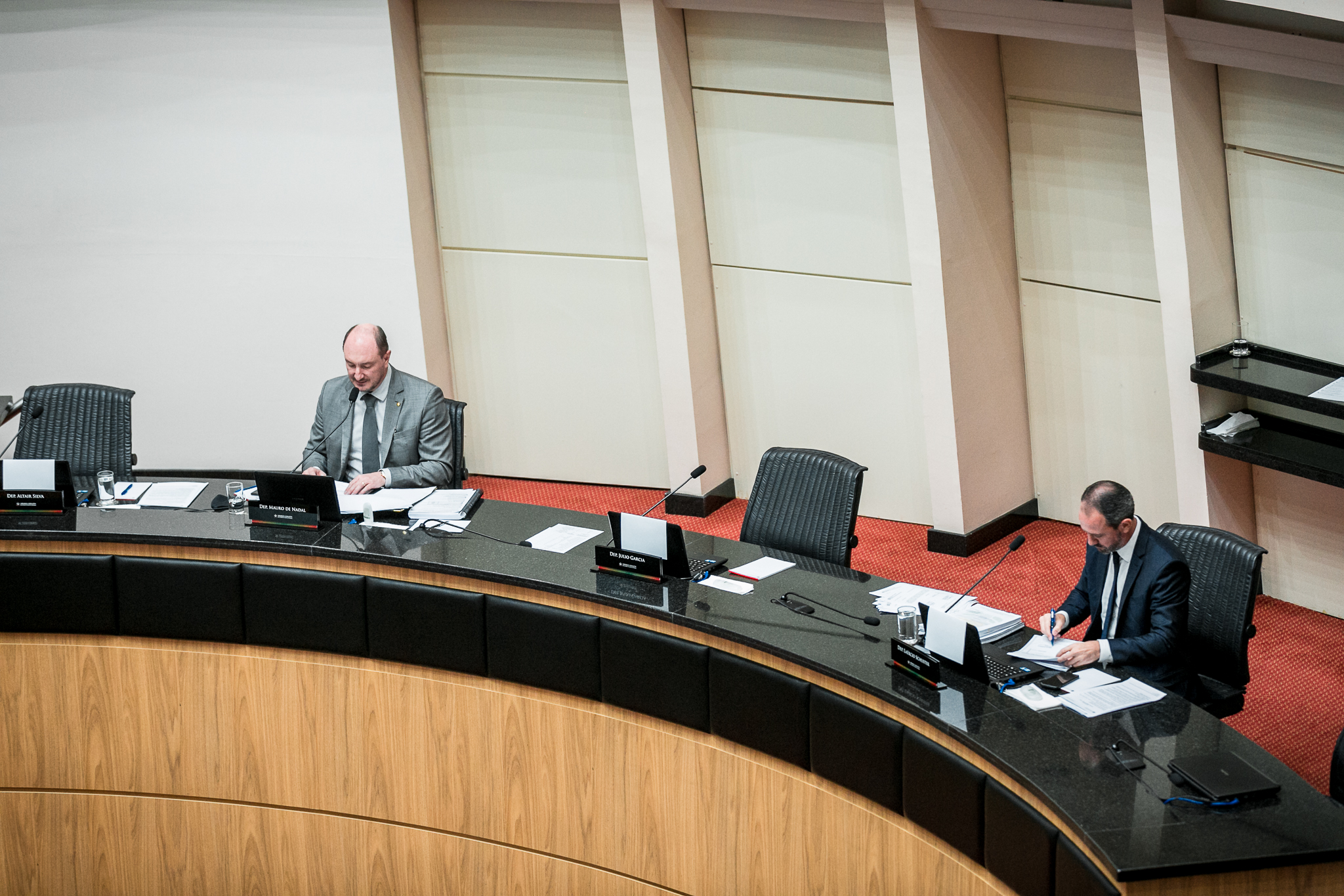 Deputado Mauro de Nadal (MDB) e Deputado Laércio Shuster (PSB)