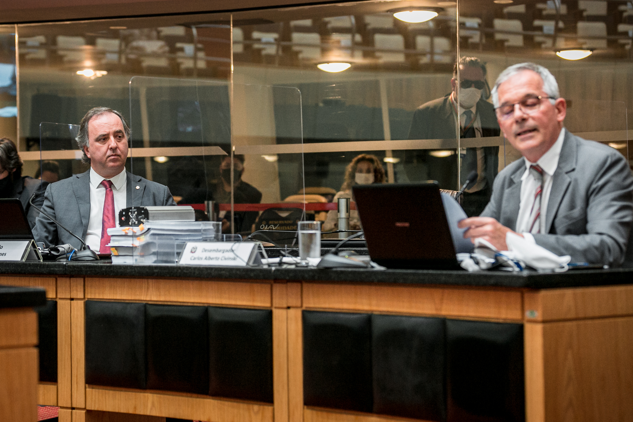 Desembargador Carlos Alberto Civinski e Deputado Kennedy Nunes (PSD)