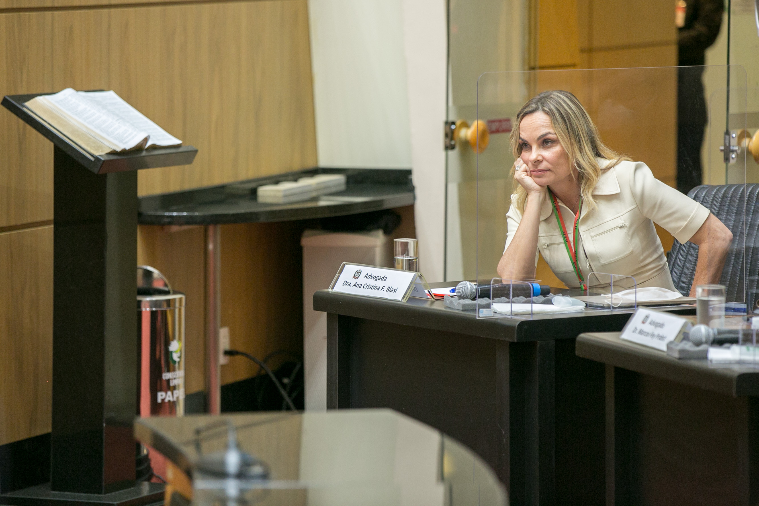 Advogada Ana Cristina Blasi, defesa da vice-governadora Daniela Reinehr