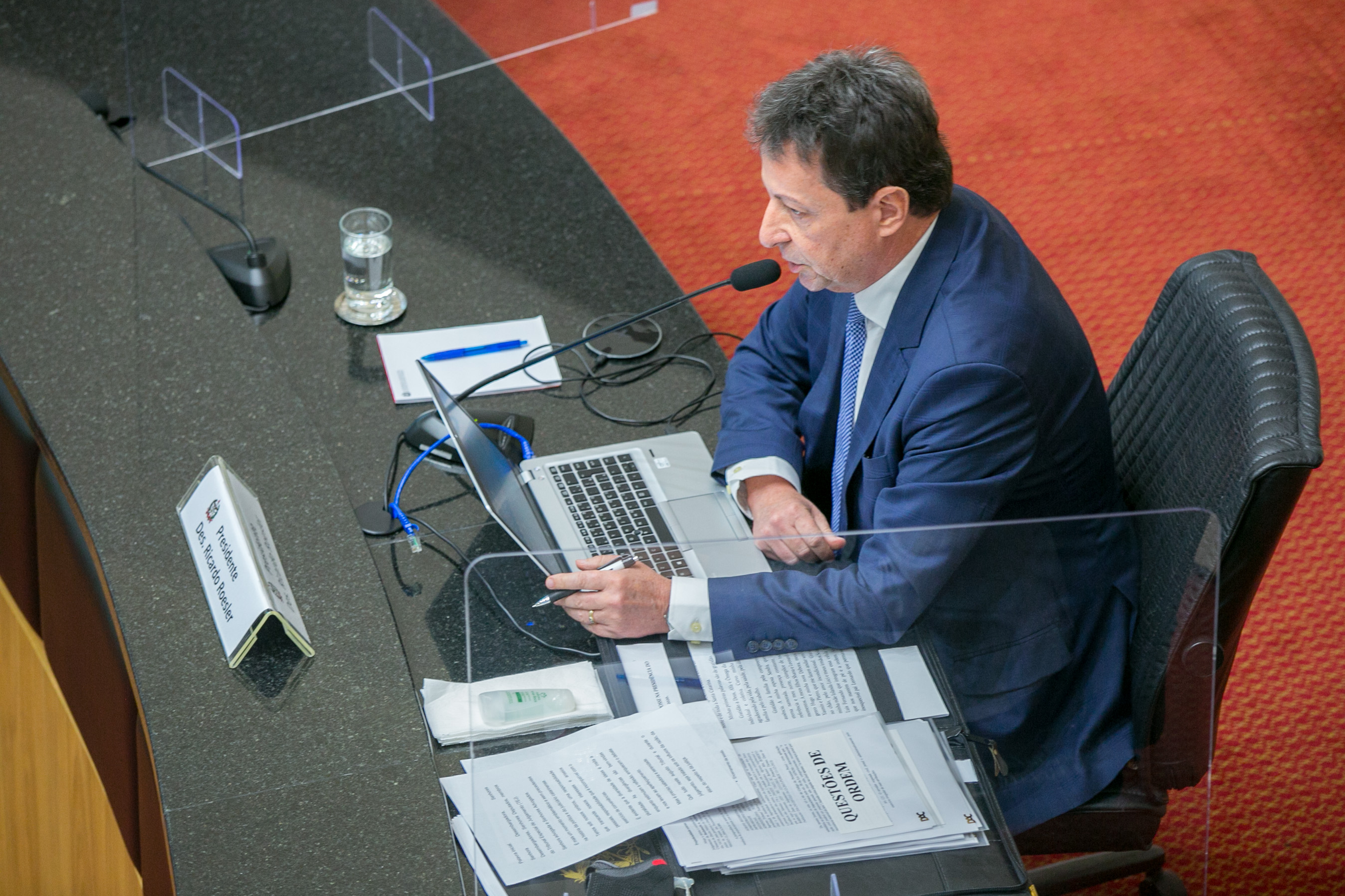 Presidente do Tribunal de Justiça, desembargador Ricardo Roesler