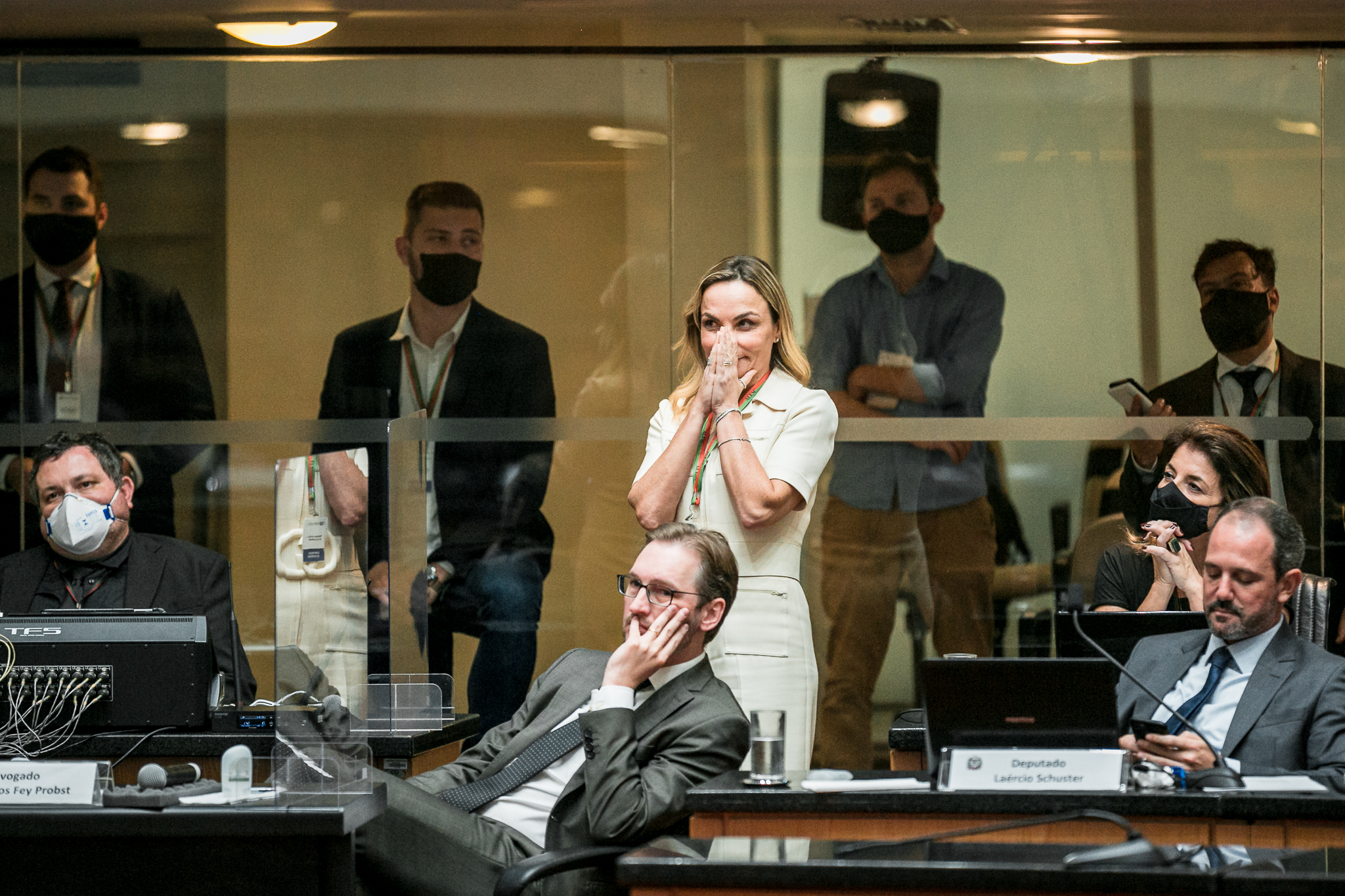 Advogada Ana Cristina Blasi e Advogado Marcos Probst